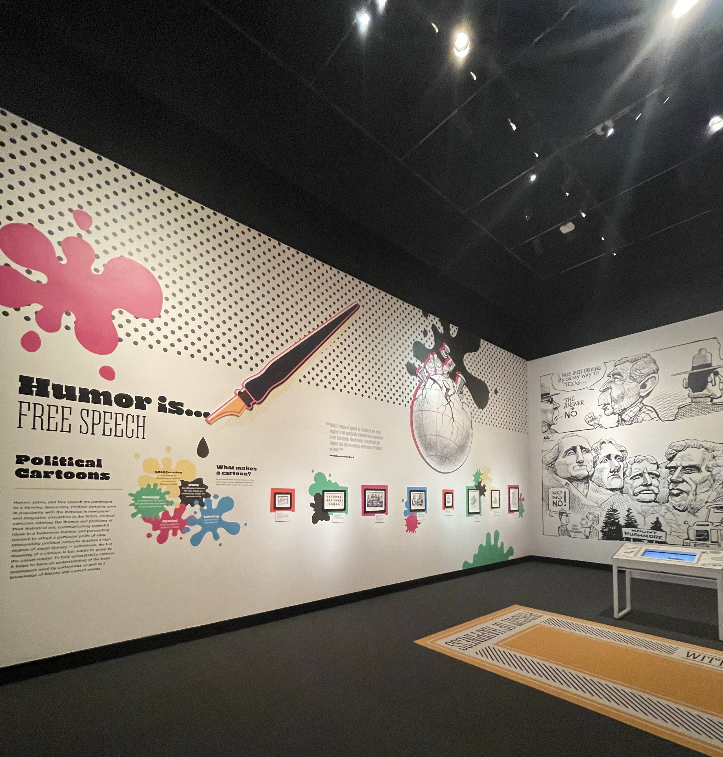 Liberty and Laughter Exhibit