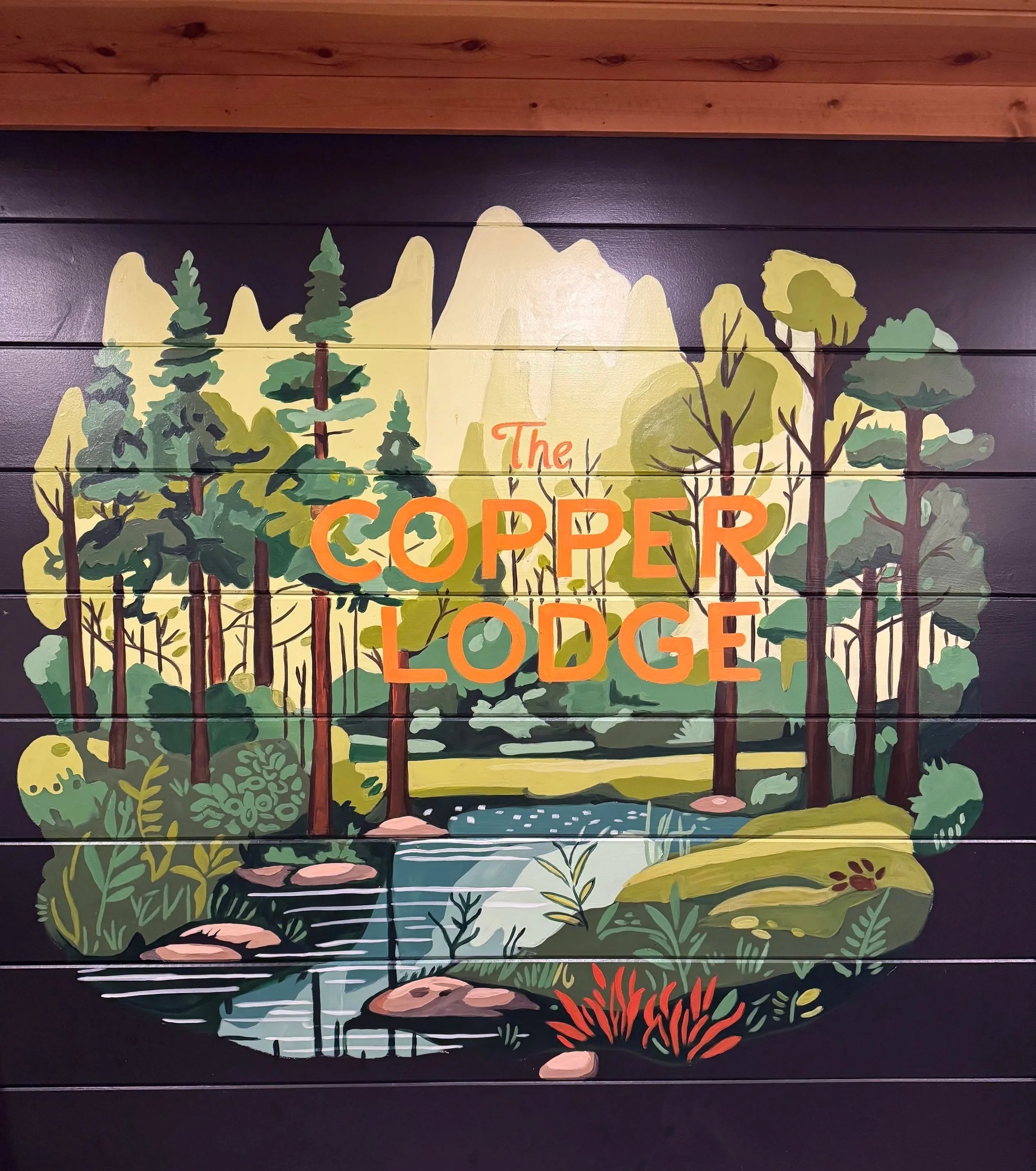 Cooper Lodge Mural