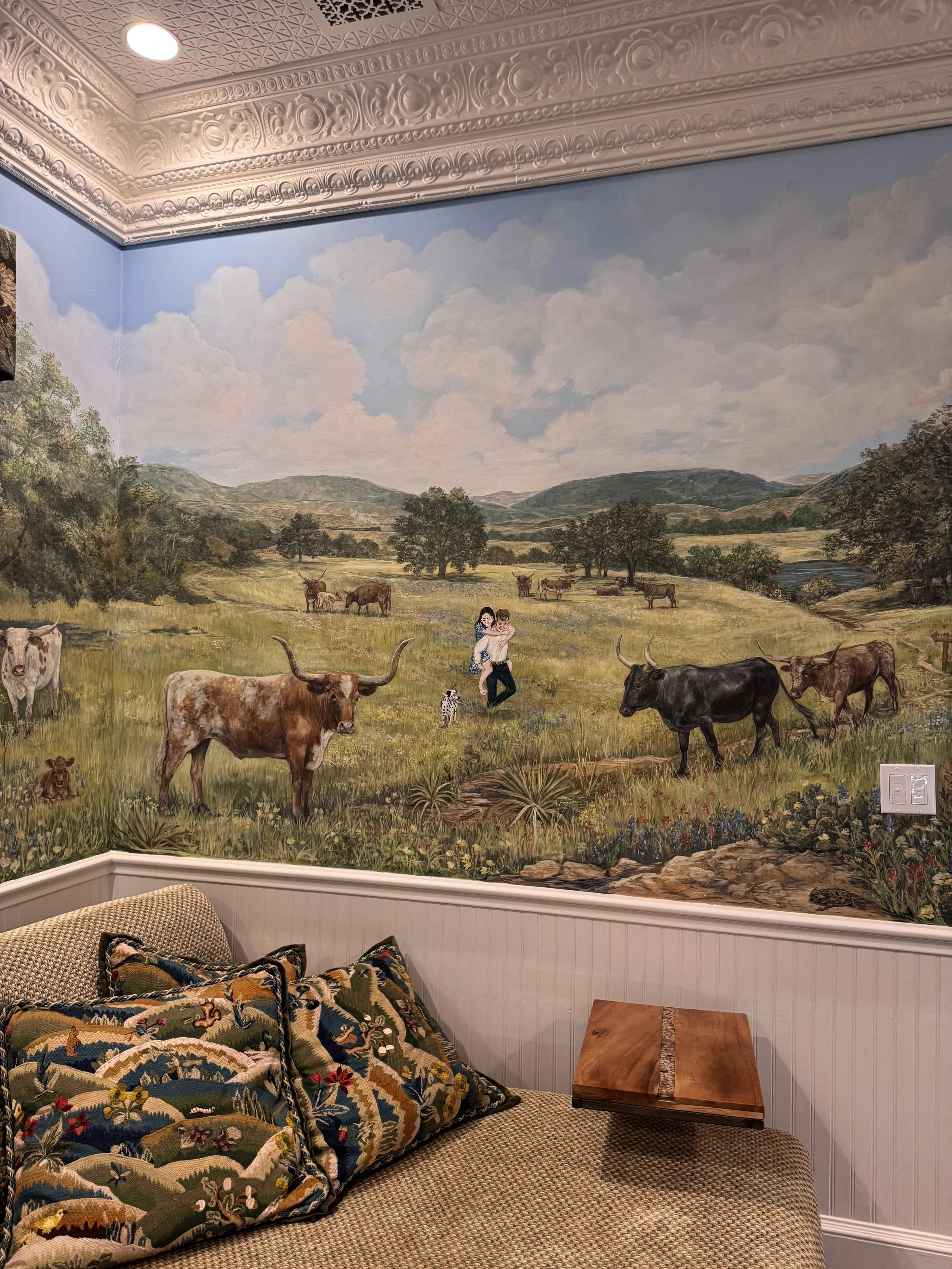 Farm House Mural - Santo Texas