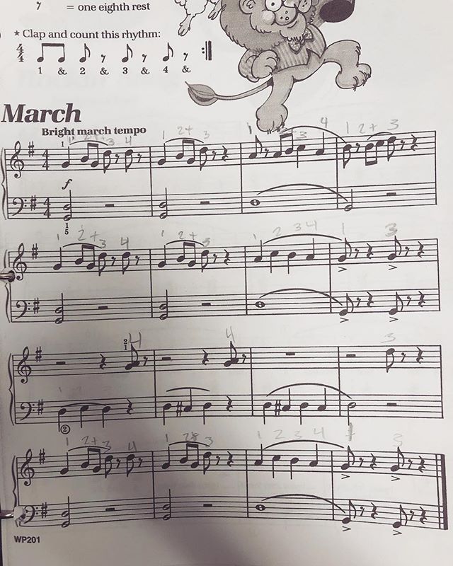 Shout out to Jessi for her stellar counting with her piano homework! Great job kiddo! #musickids #rositanostudios #piano #yougogirl