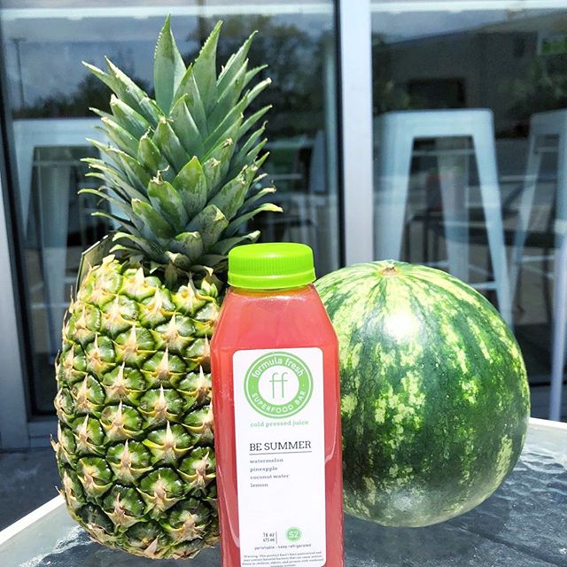 HEY FRESH FRIENDS!!!
GUESS WHAT’S BACK IN STORE JUST IN TIME FOR SUMMER!!☀️
Our oh so delicious Be Summer cold pressed juice!🌱
Come grab them while they last! 🍍🍉🍋
.
.
.
.
#formulafresh #freshisbest #fresh #coldpressedjuice #juice #smoothies #acaibowls #healthy #happy #summer #besummer #pineapple #lemon #watermelon #foodisfuel
