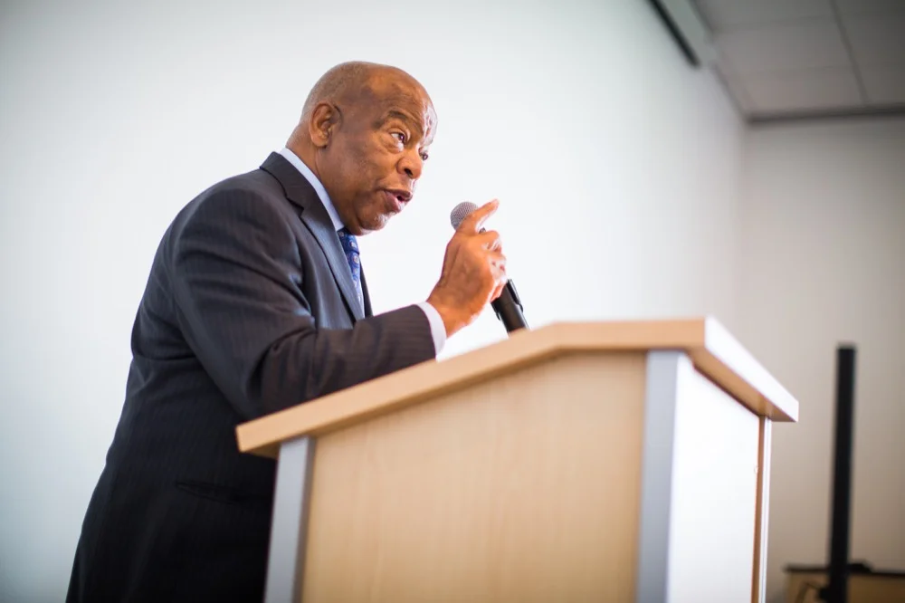 Rep. John Lewis Visits the EMK Institute