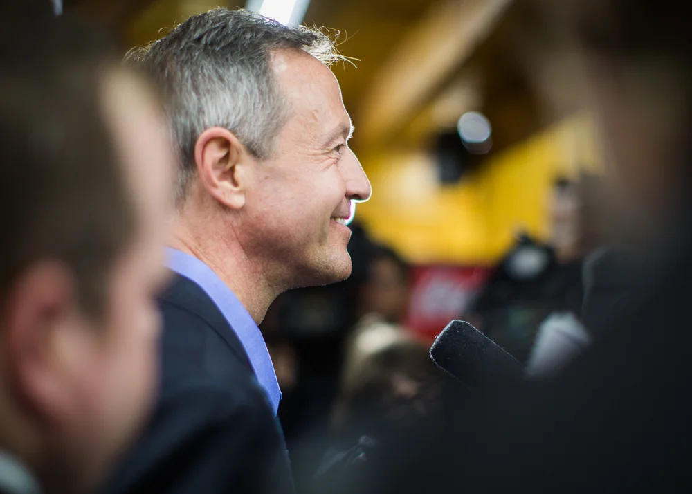Gov. Martin O'Malley in New Hampshire