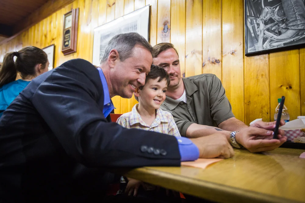 Gov. Martin O'Malley in New Hampshire