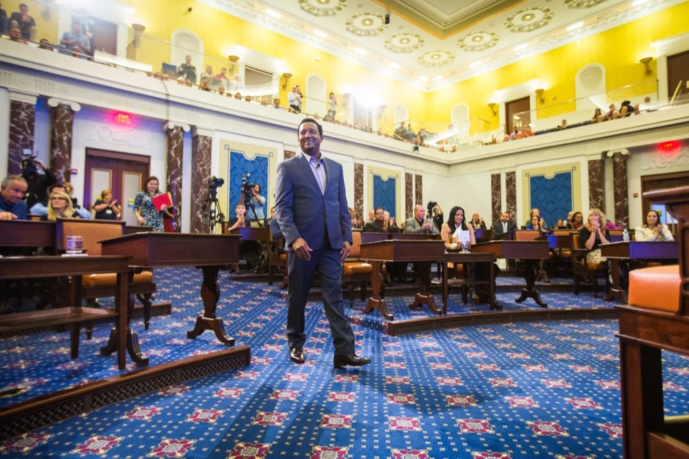 Pedro Martinez at the Edward Kennedy Institute