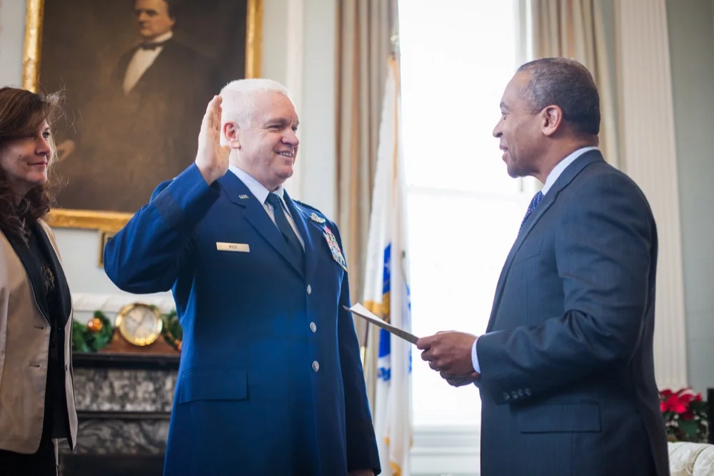 Adjutant General Scott Rice Swearing-In
