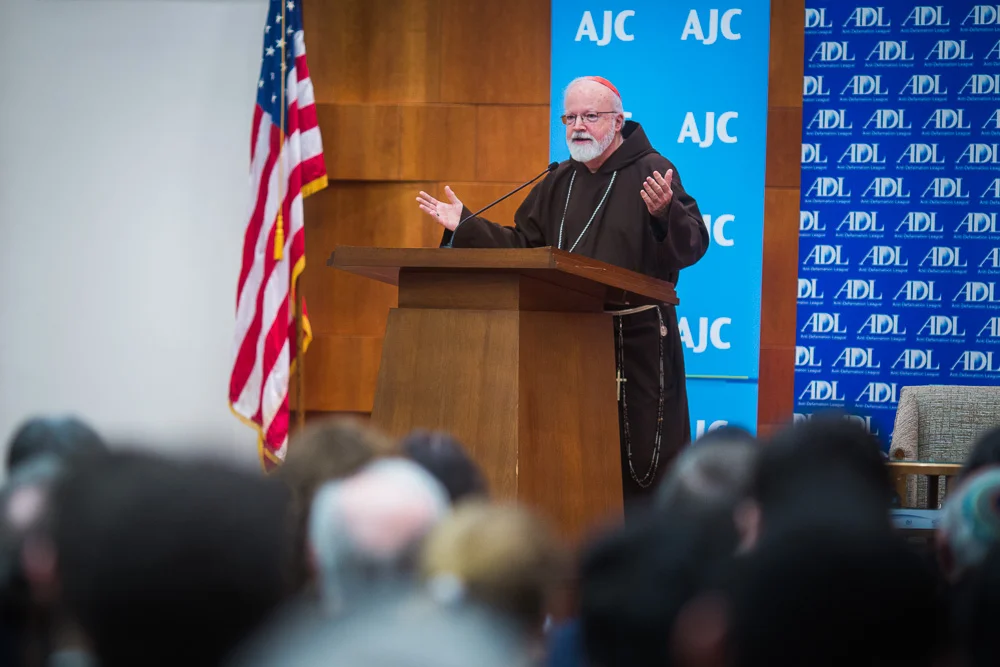 Cardinal O'Malley at Temple Emanuel in Newton