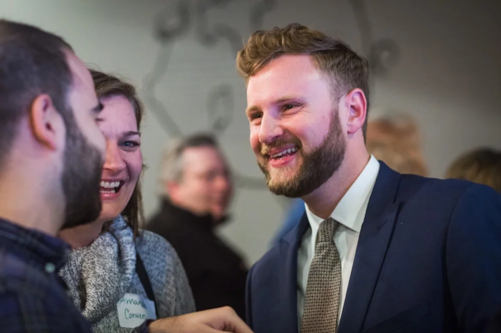 Julian Cyr Campaign Launch Event, Pizza Barbone, Hyannis