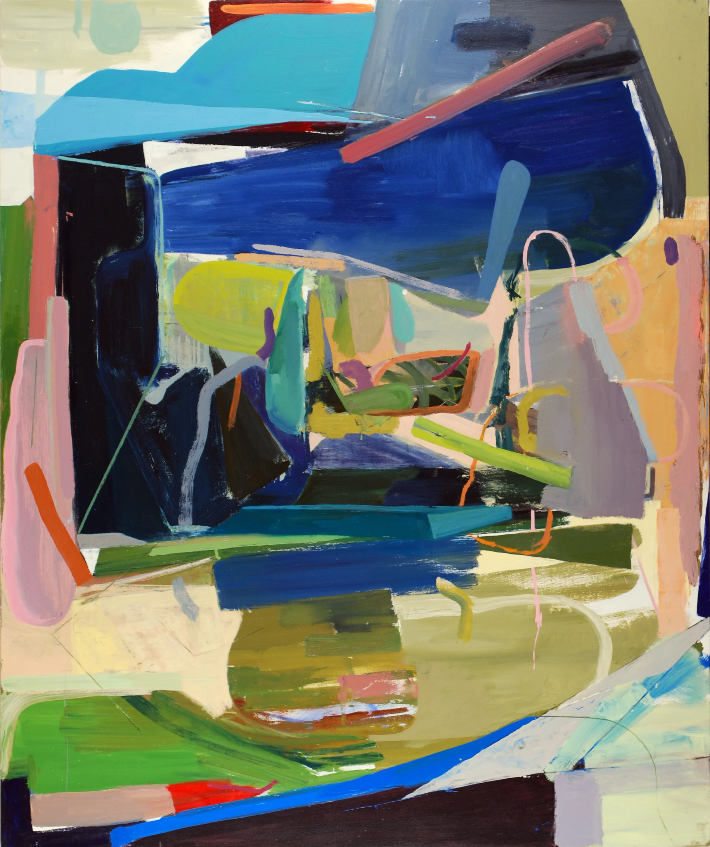  Going Soft.                       oil on canvas 60"x72" 