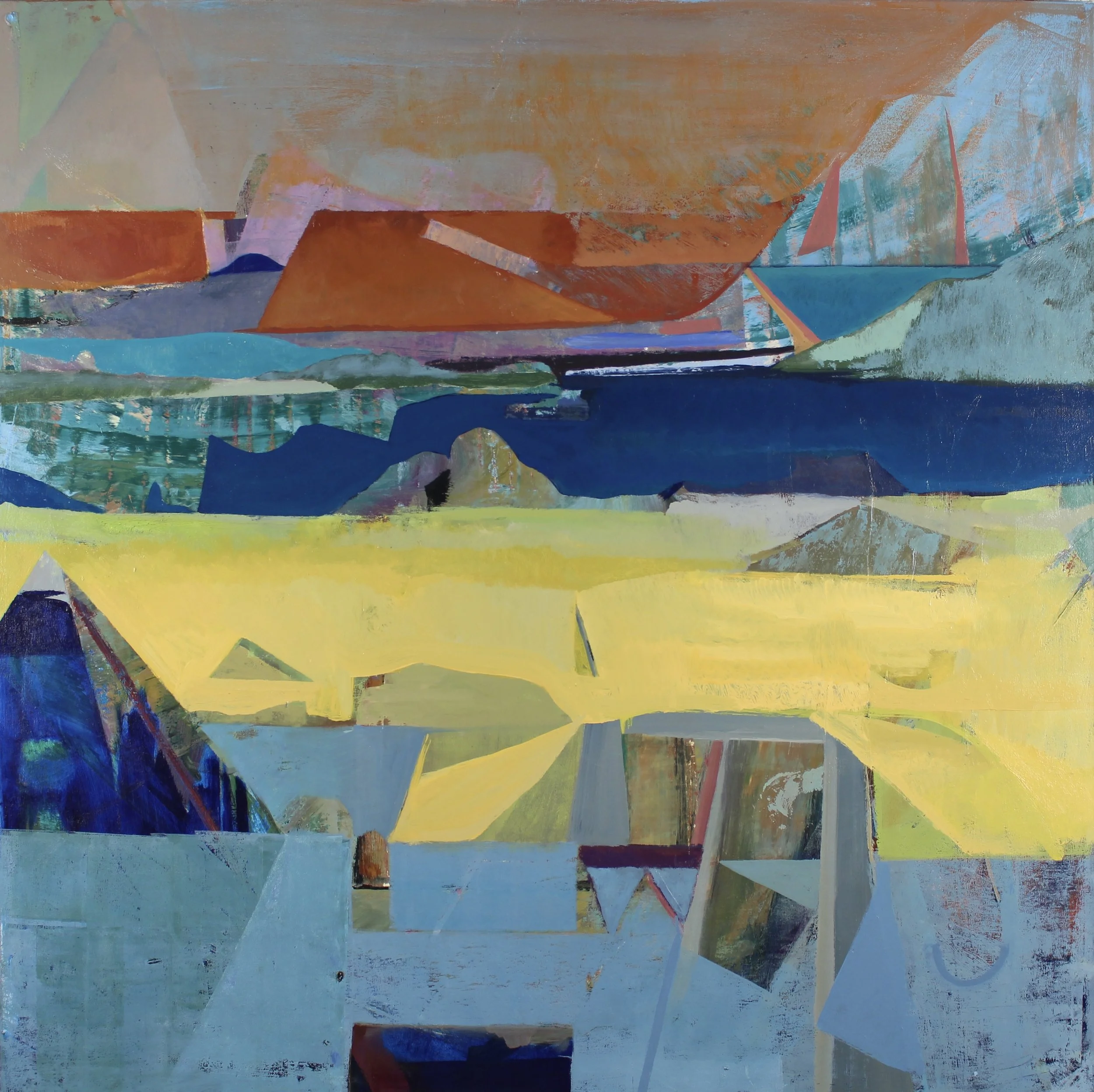  A World Away.                oil on canvas, 48” x 48” 