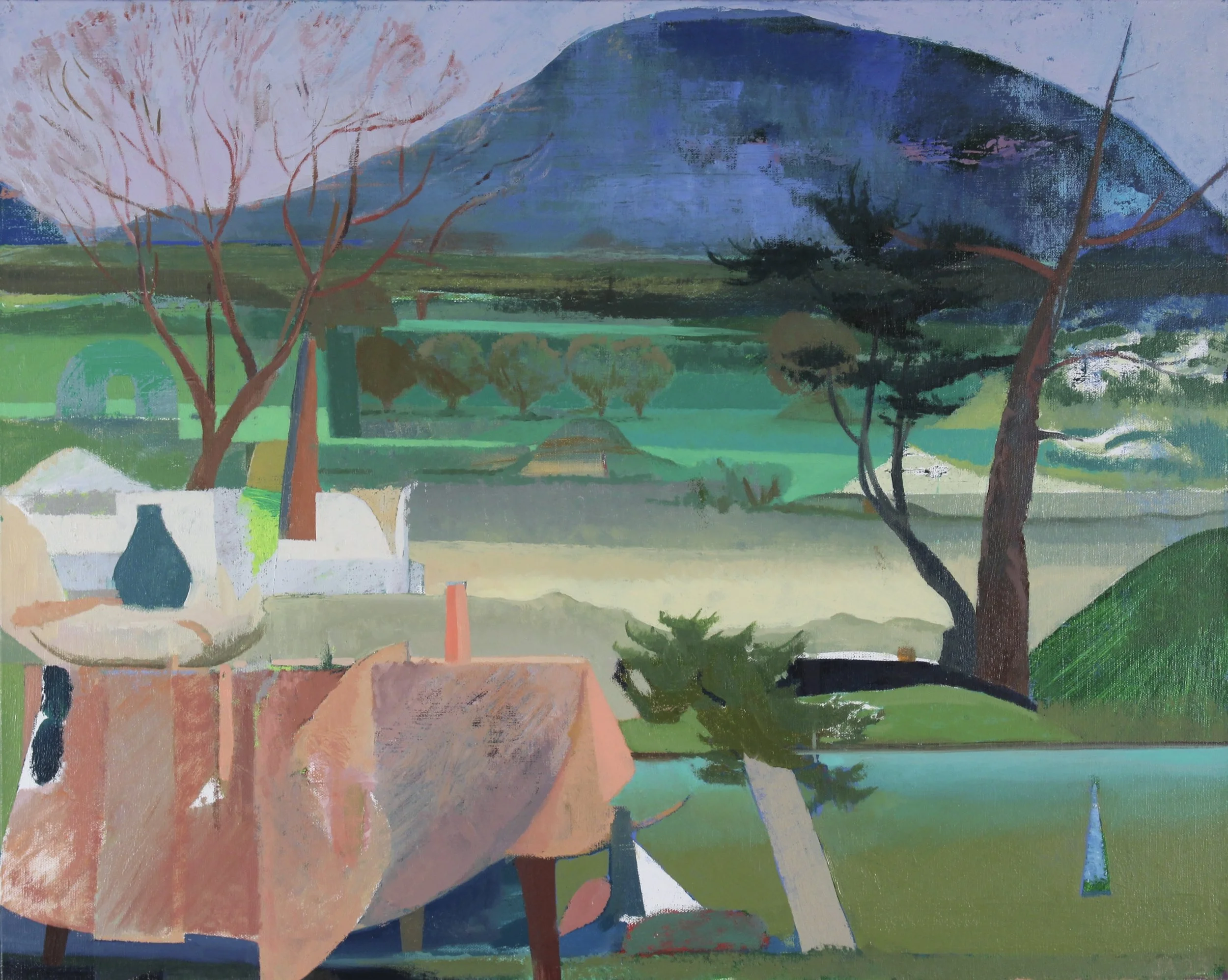  Sacred Conversation.  oil on canvas 24”x 30” 