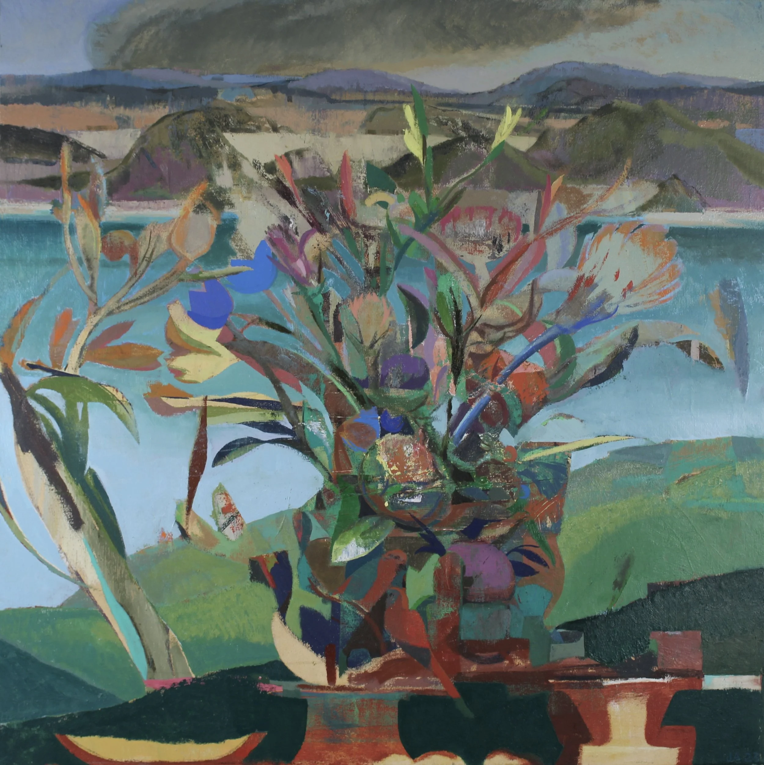  Choosing to Love.  oil on canvas 36”x 36” 