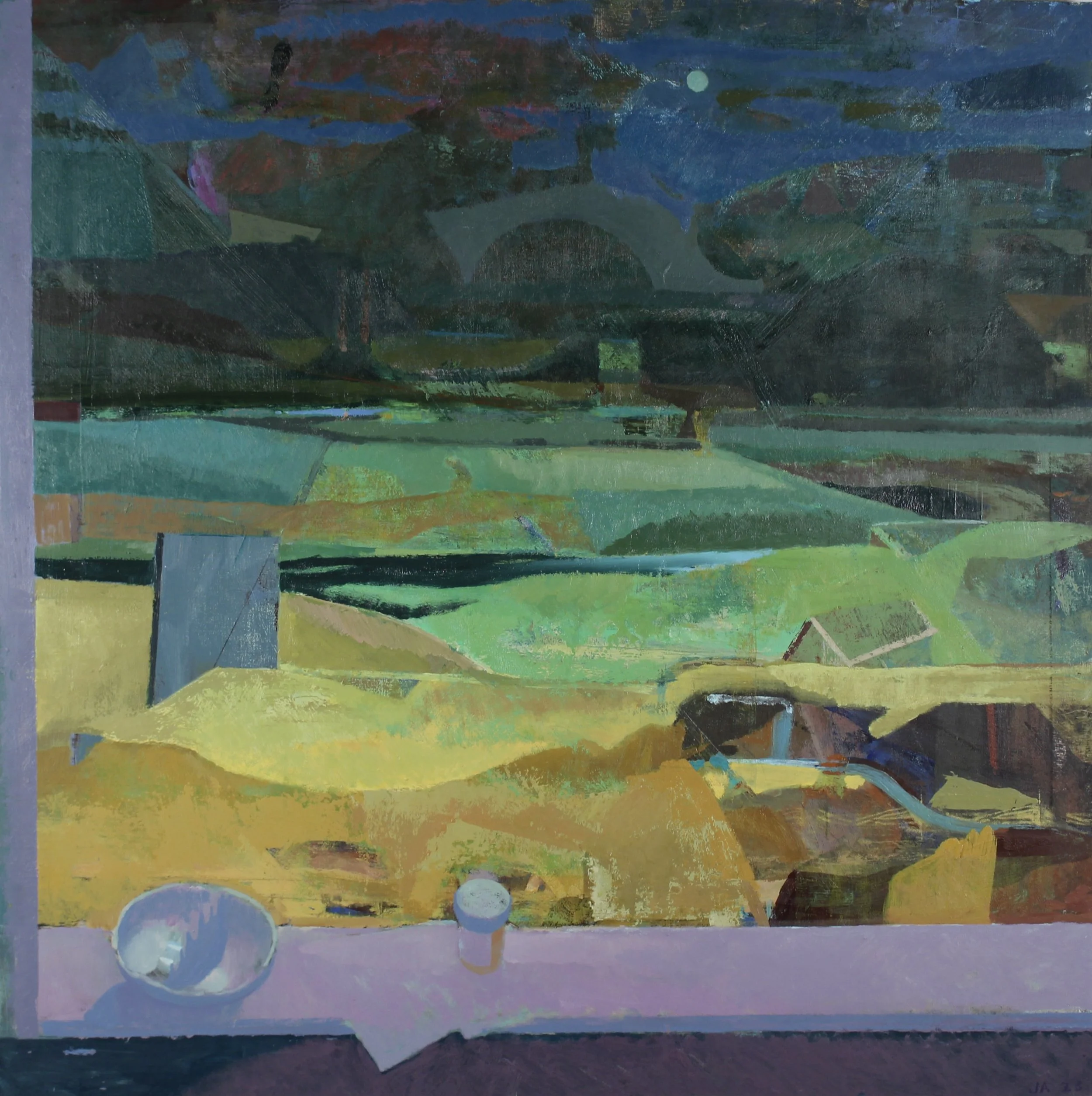  Huck Finn’s Window.  oil on canvas 36”x 36” 