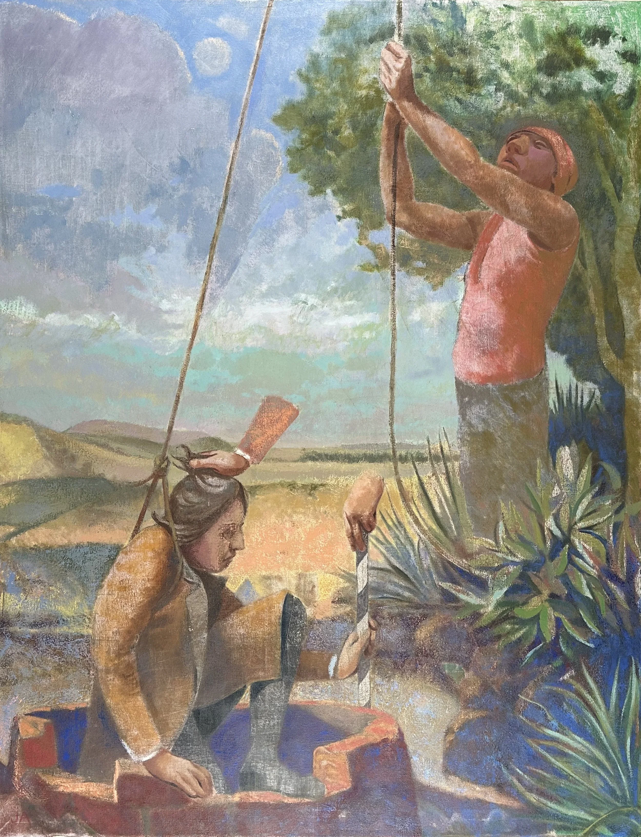  Raising of Judas  oil on canvas, 48” x 62” 