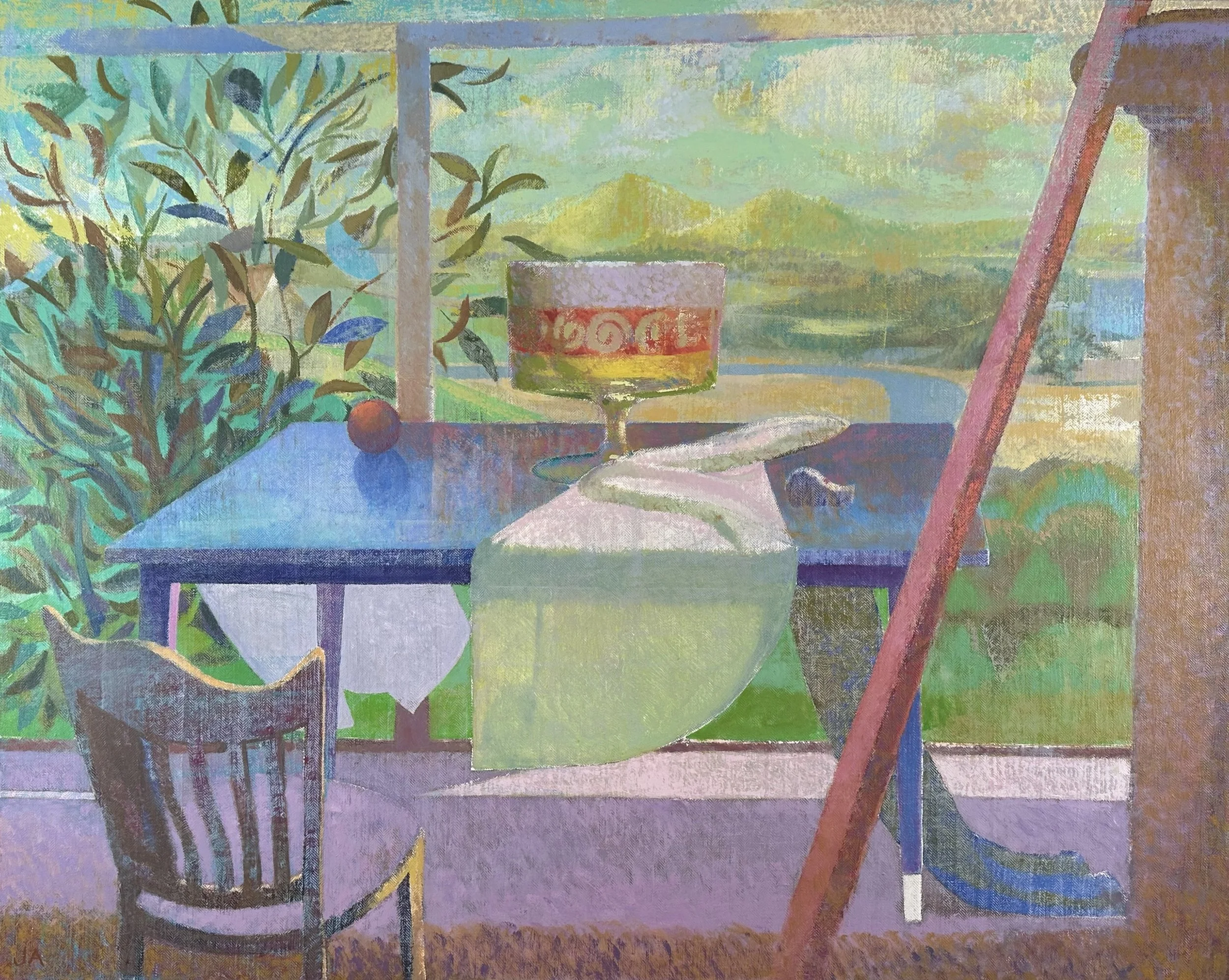  Just a Trifle  oil on linen, 48” x 60” 