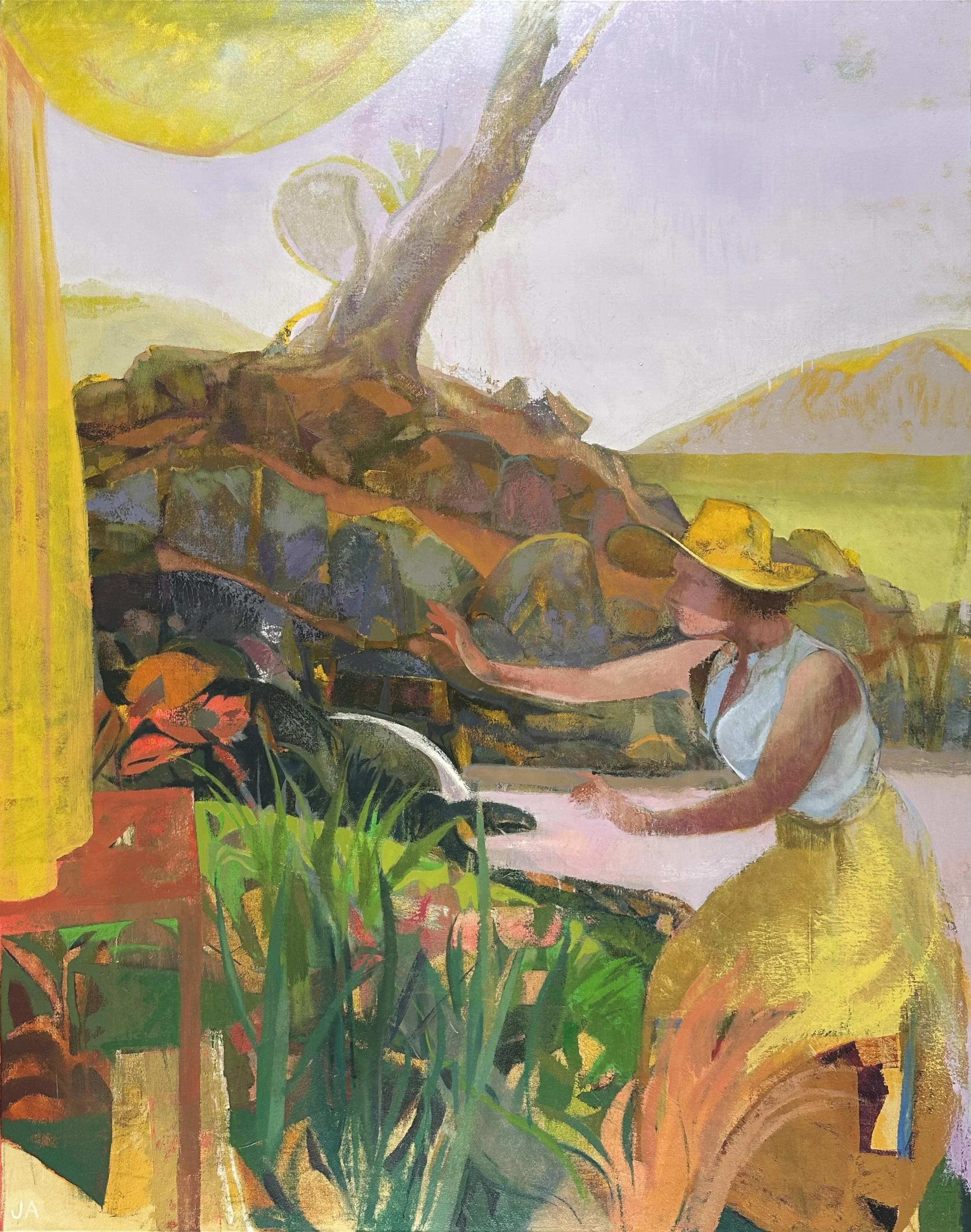  Surprised   oil on canvas, 48” x 60” 