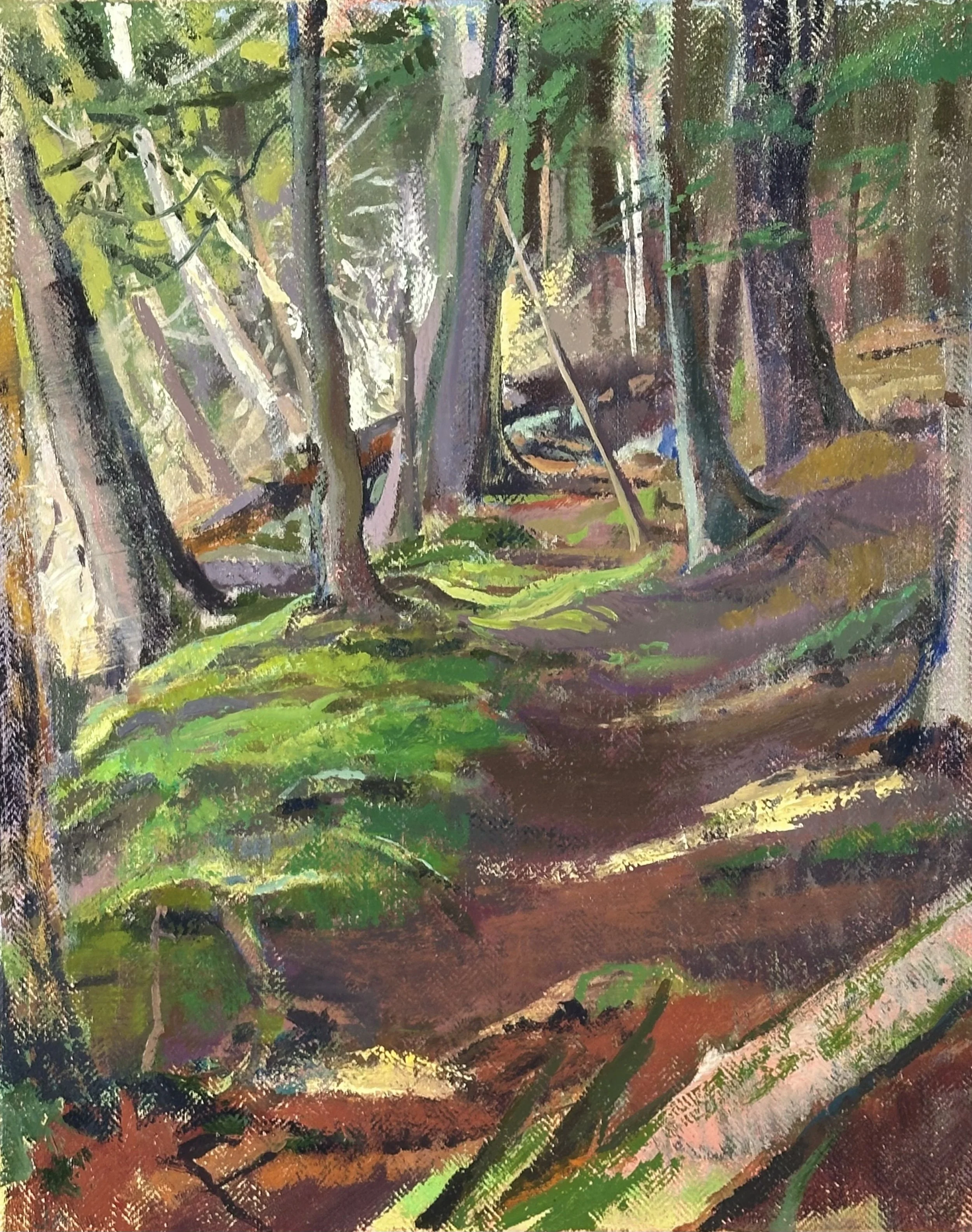  Maine Wood 3  oil on linen, 16” x 20” 
