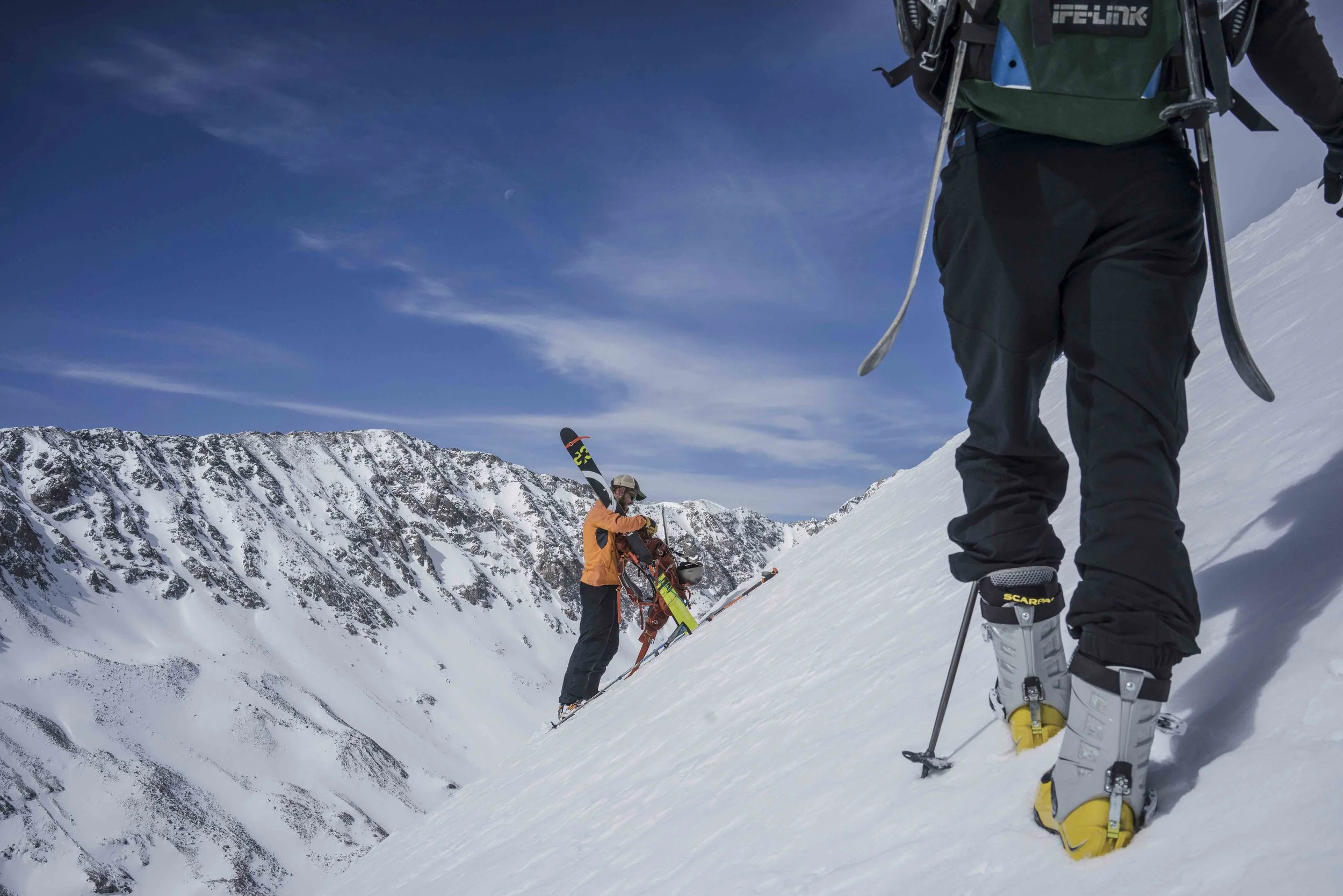 Hangin out in the Critso Couloir