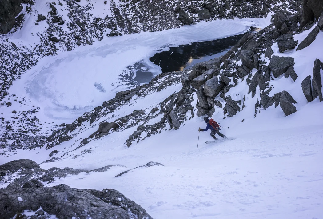 Down to Chasm Lake