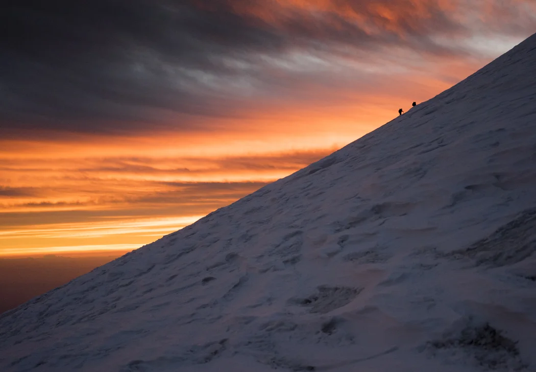 Sunrise on the Jamapa Glacier, Mexico