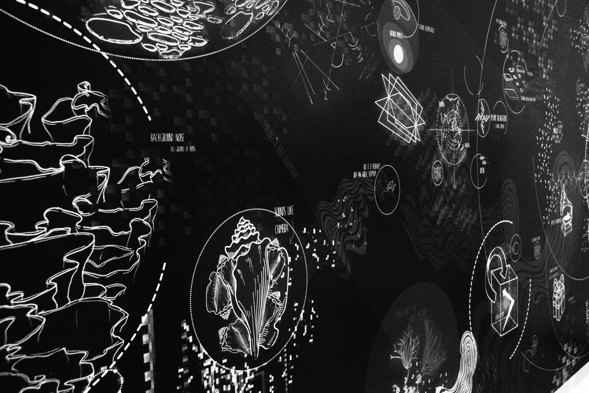 Installation view of 'Patapreface: How Sound Works