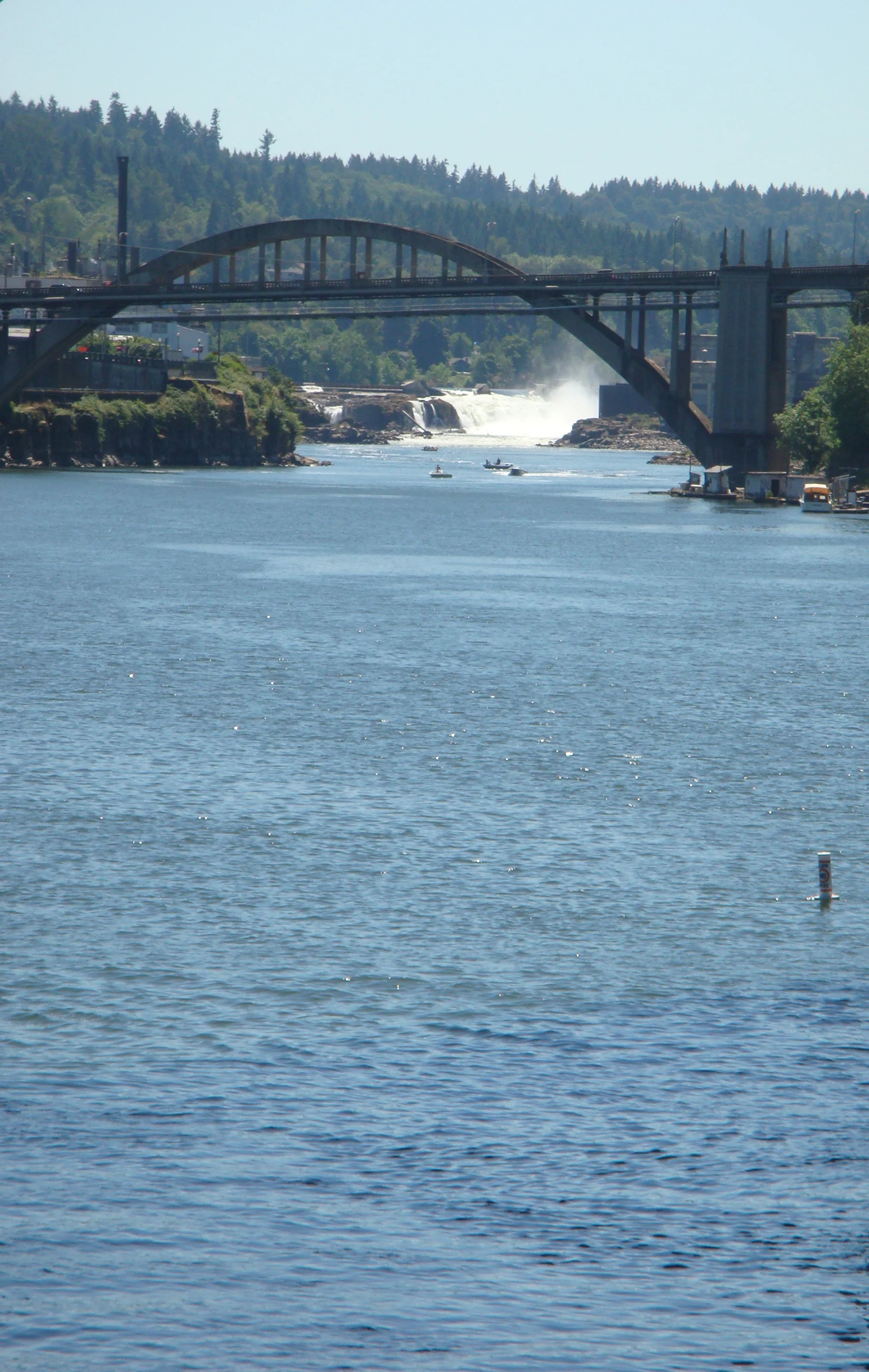Access to the Willamette Falls — visually, as well as physically on land and water — is a key challenge and objective of the Heritage Area project.