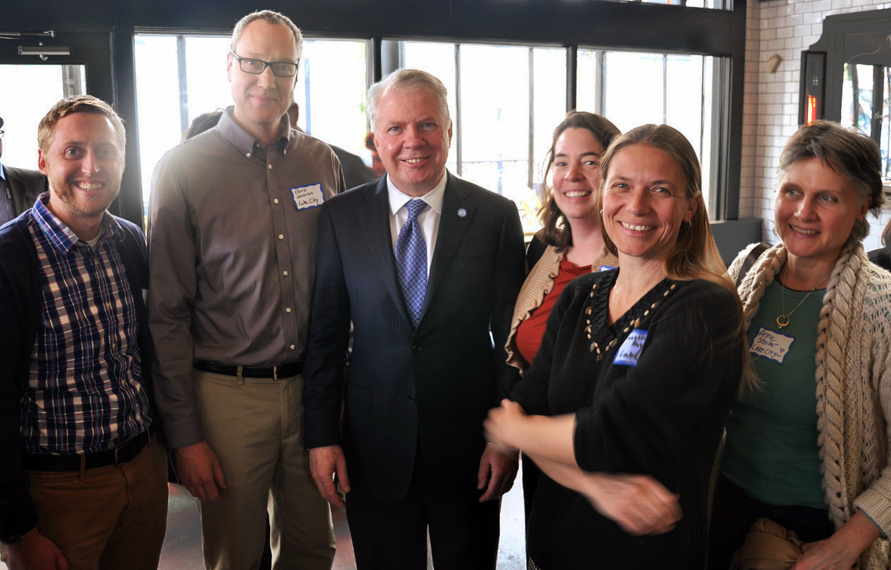 Lake City Future First Leaders with Mayor Ed Murray