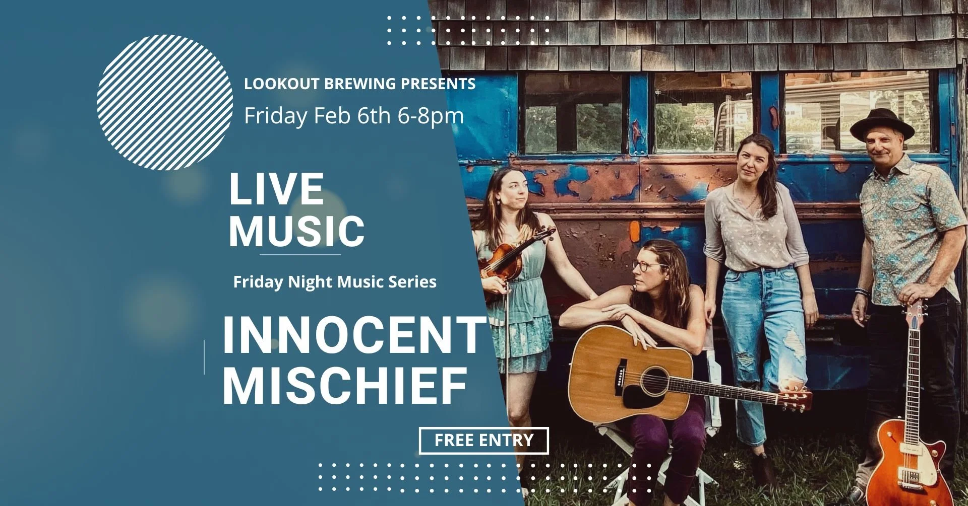 Friday Music Series with Innocent Mischief