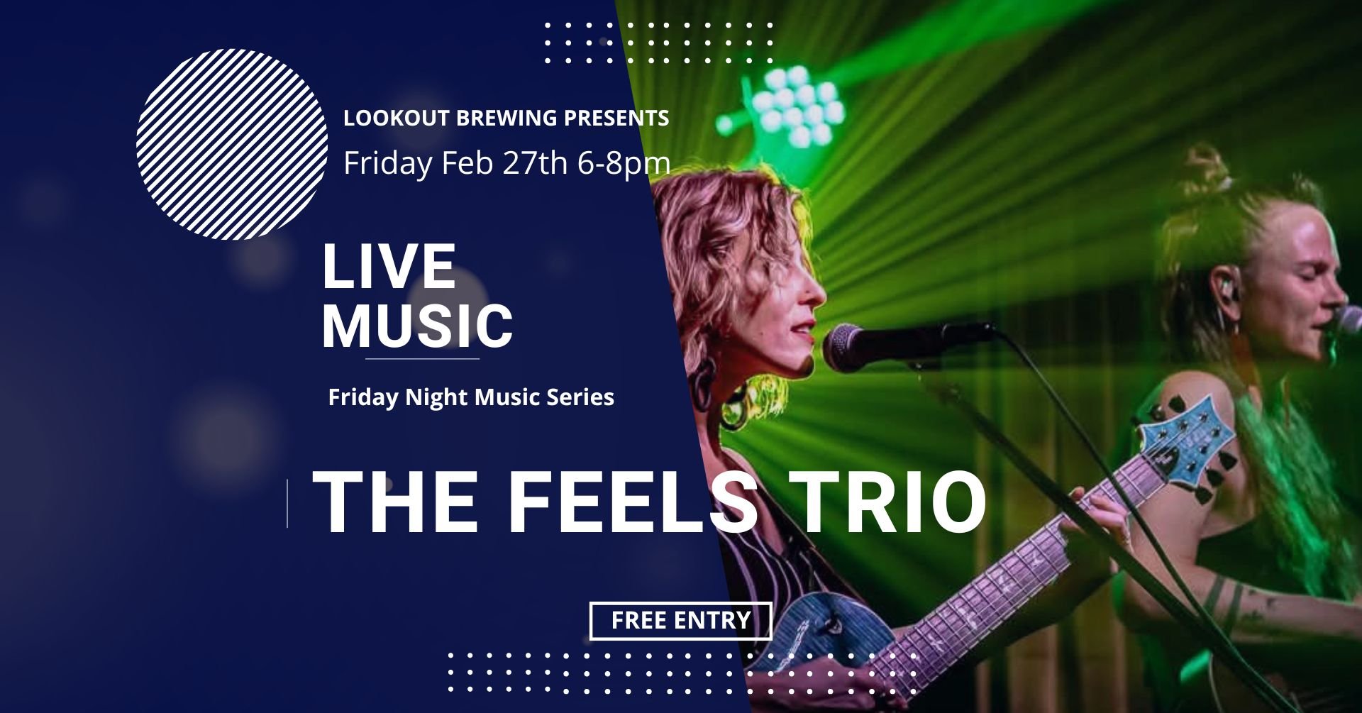 Friday Music Series with The Feels Trio