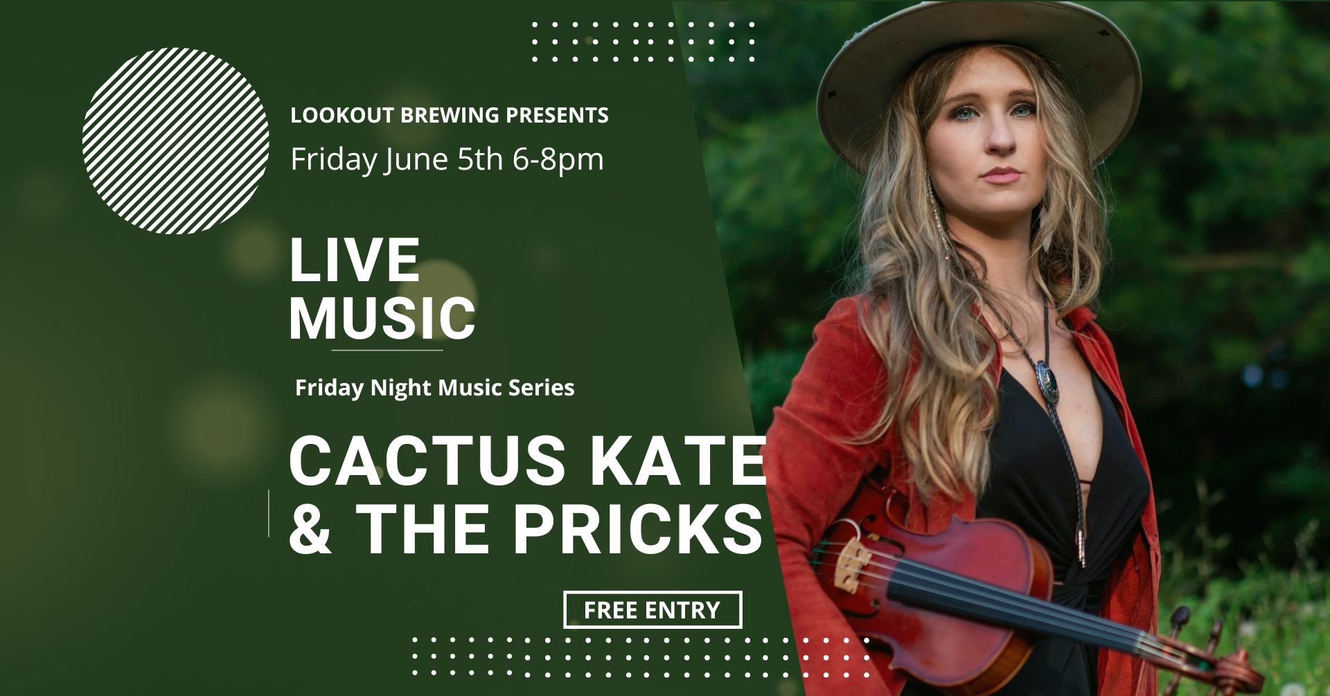 Friday Music Series with Cactus Kate &amp; the Pricks