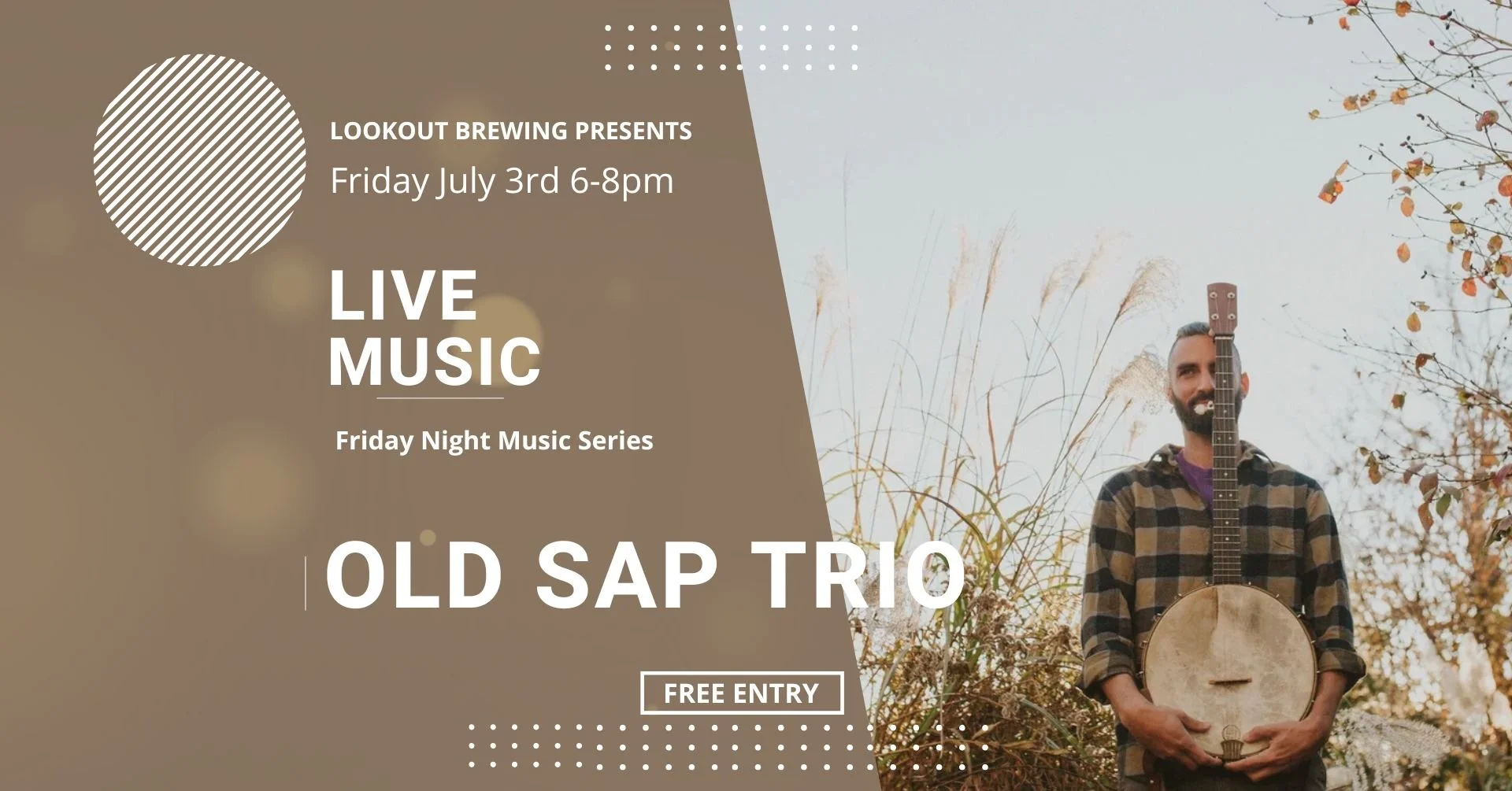 Friday Music Series with Old Sap Trio