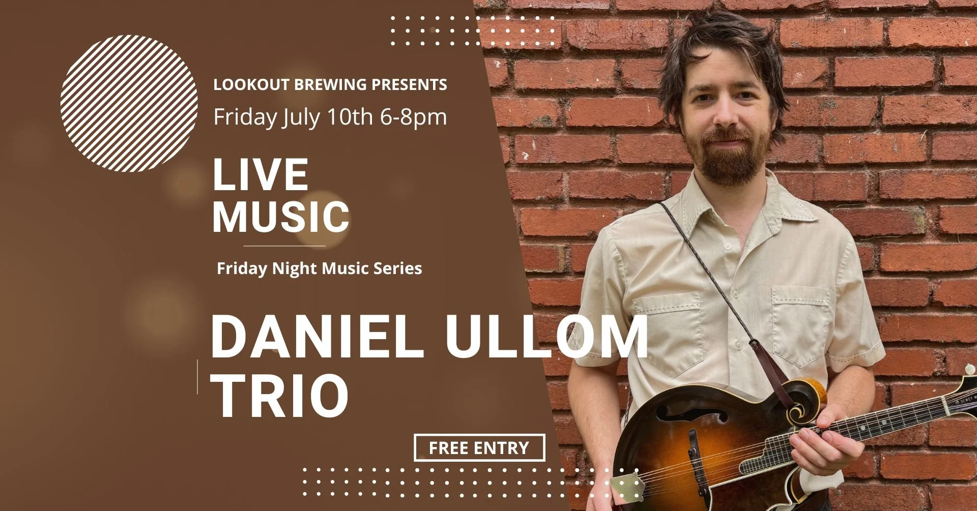 Friday Music Series with Daniel Ullom Trio