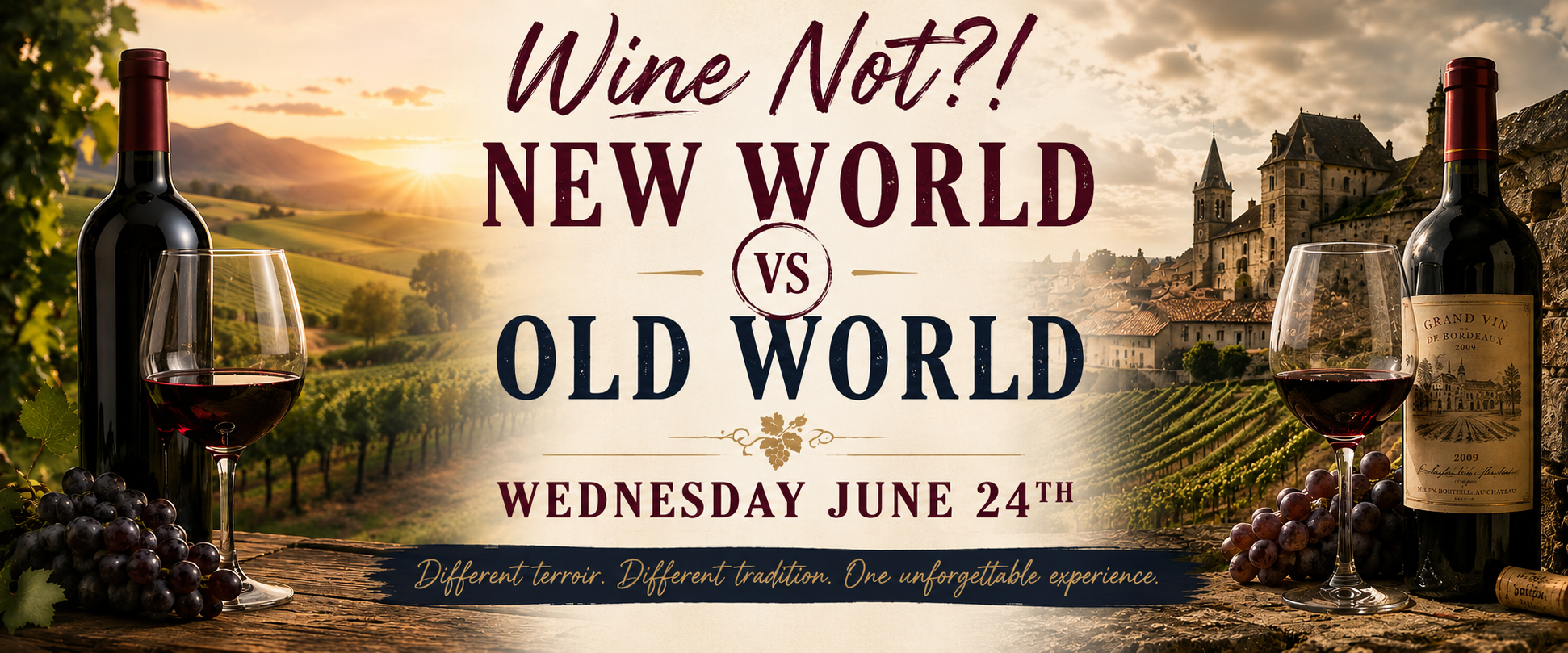 Wine Not?! New World vs Old World