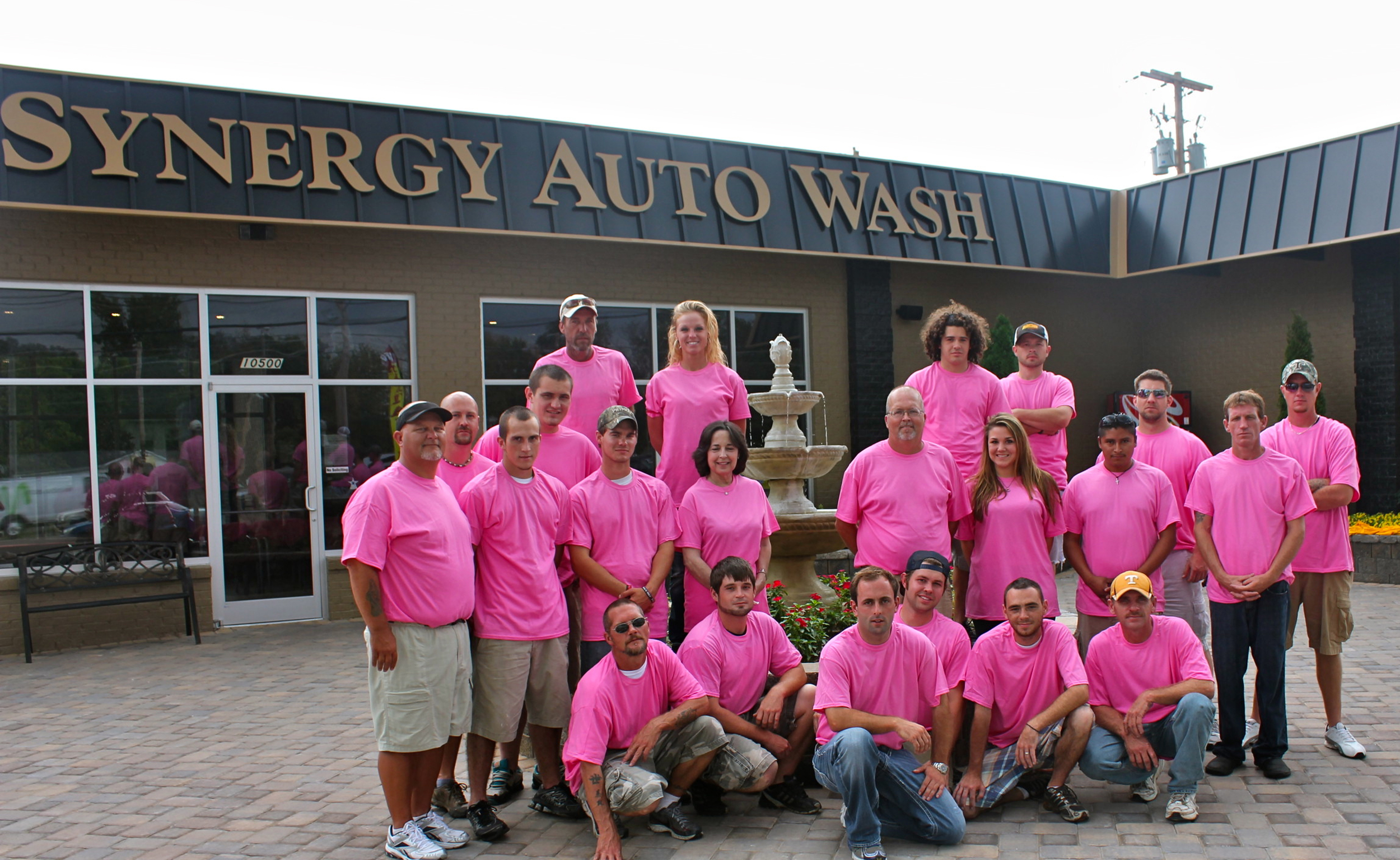 "The Team" supporting breast cancer awareness month