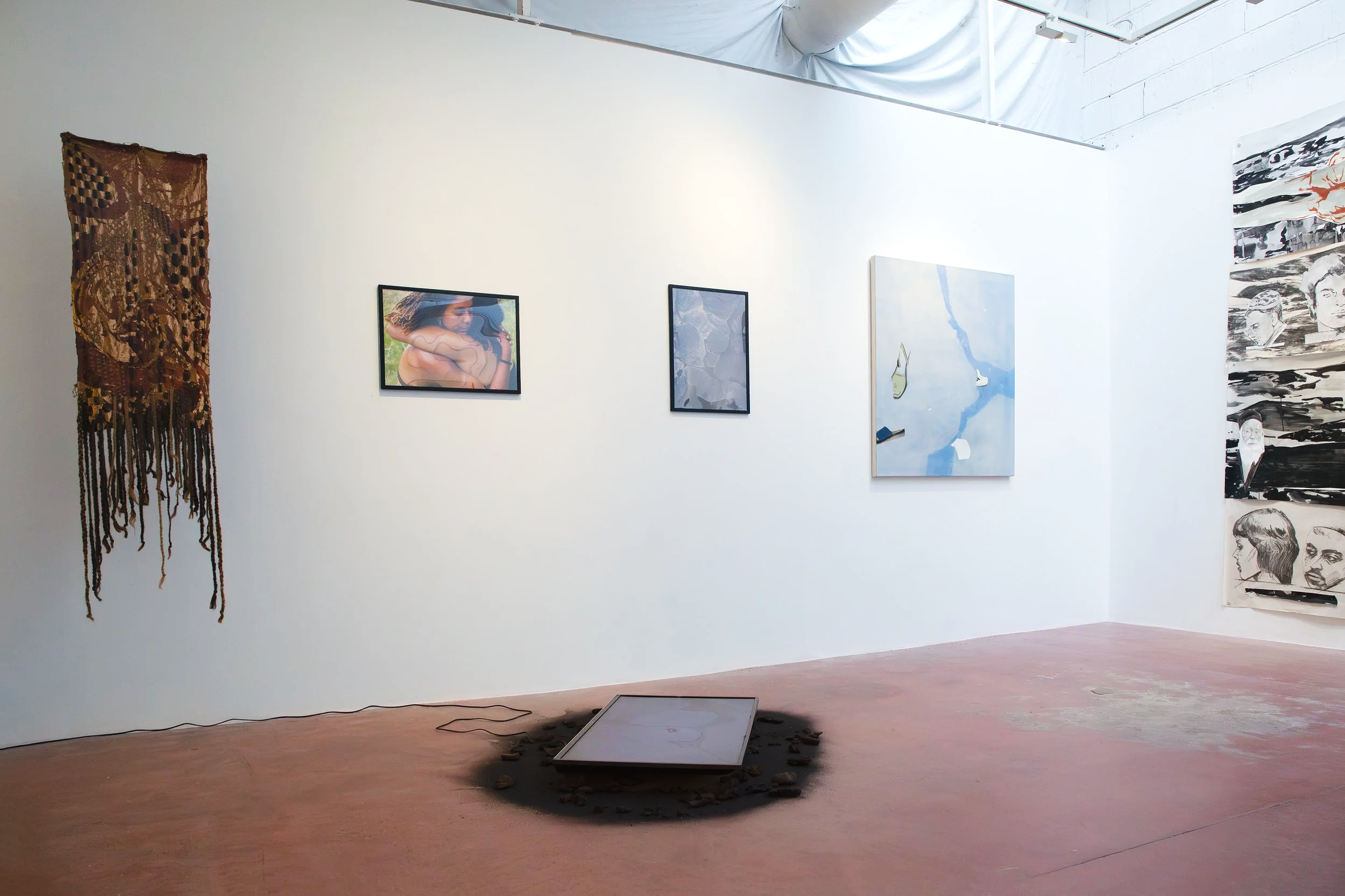 So Will I Turn Her Virtue Into Pitch (2026) installed at Greatorex Street, London in the group show, Anatomy of a Map.