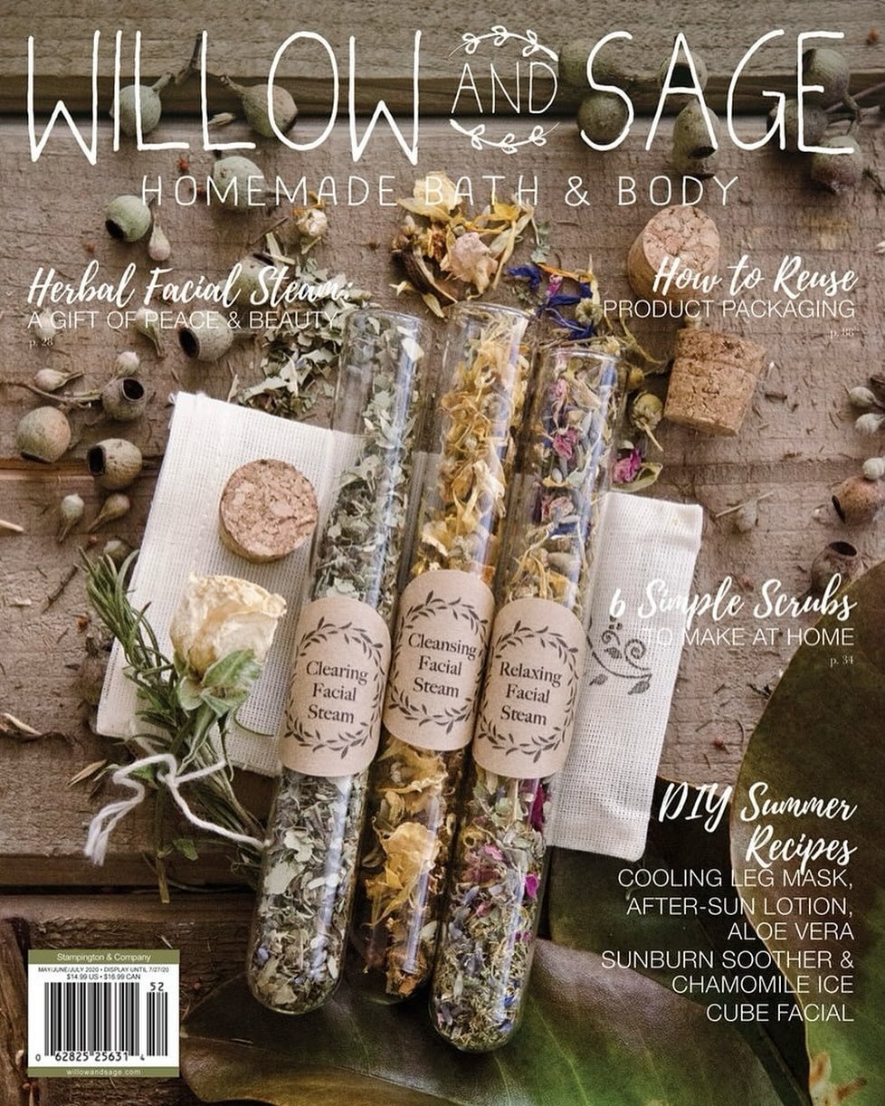 Willow and Sage magazine is a beautiful magazine filled with recipes and inspiration for a healthy &amp; more natural lifestyle. It specializes in Homemade Bath &amp; Body (just like us)!

Three Roots Boutique's products &amp; recipes have been featu