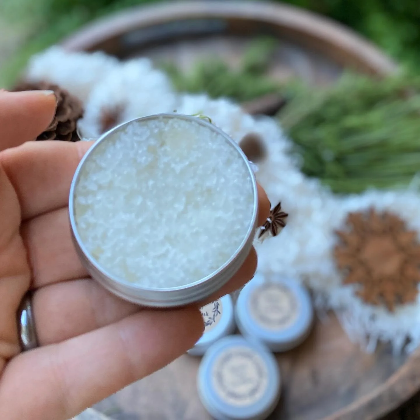 Crispy lips need all natural lip scrubs and lip balms and we are loaded up on our locally made bath &amp; body goodies just for you and their stocking! 

This is our Candy Cane Lip Mask. &hearts;️🤍&hearts;️

https://threerootsboutique.etsy.com

#tex