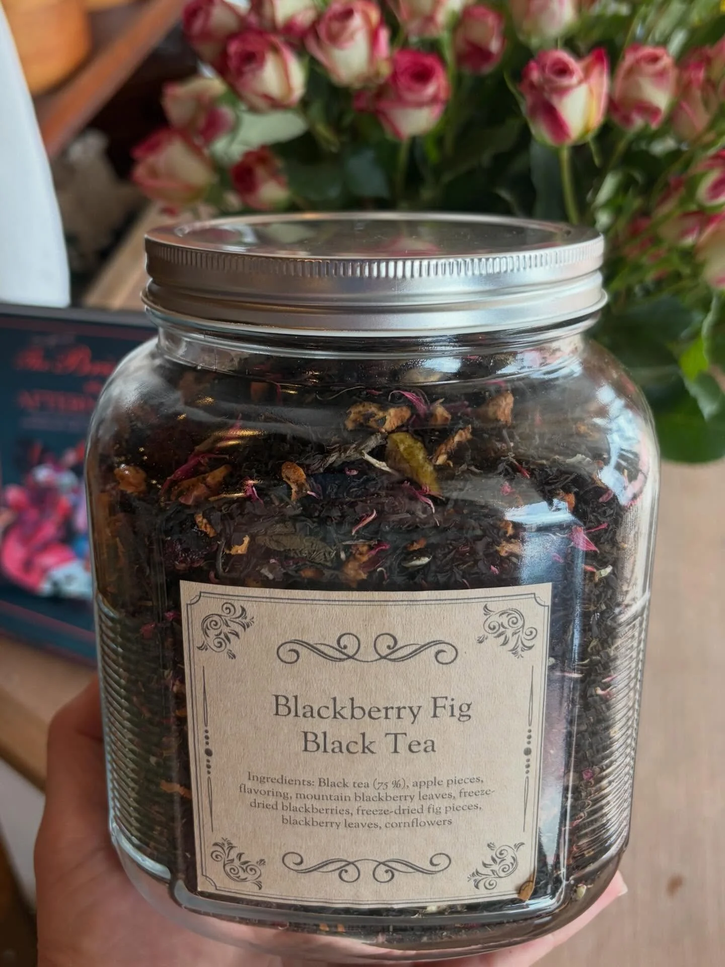 🍇 New Tea in the Shop! 🍃

Meet Blackberry Fig Black Tea &mdash; a rich, cozy blend of bold black tea layered with the deep sweetness of ripe blackberries and luscious figs.

Smooth, fruity, and just a little indulgent&hellip; it&rsquo;s the kind of