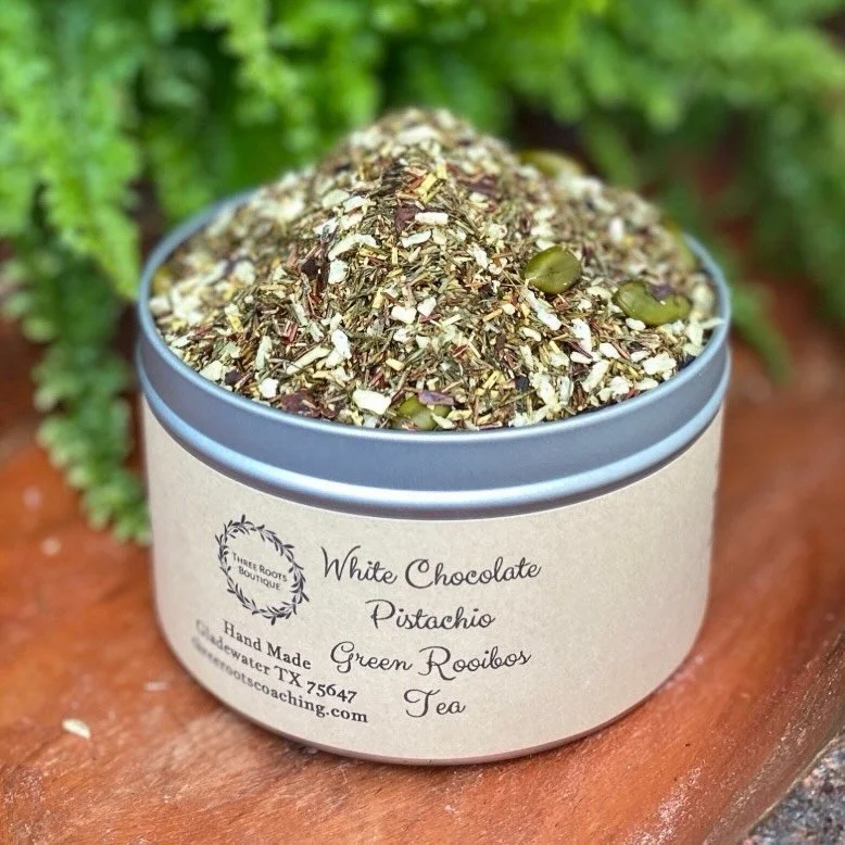 Our dreamy White Chocolate Pistachio Green Rooibos is finally back on the shelves&hellip; and it&rsquo;s just as decadent as you remember 🤍🌿

Smooth, nutty pistachio meets creamy white chocolate with a soft green rooibos base that feels like pure c