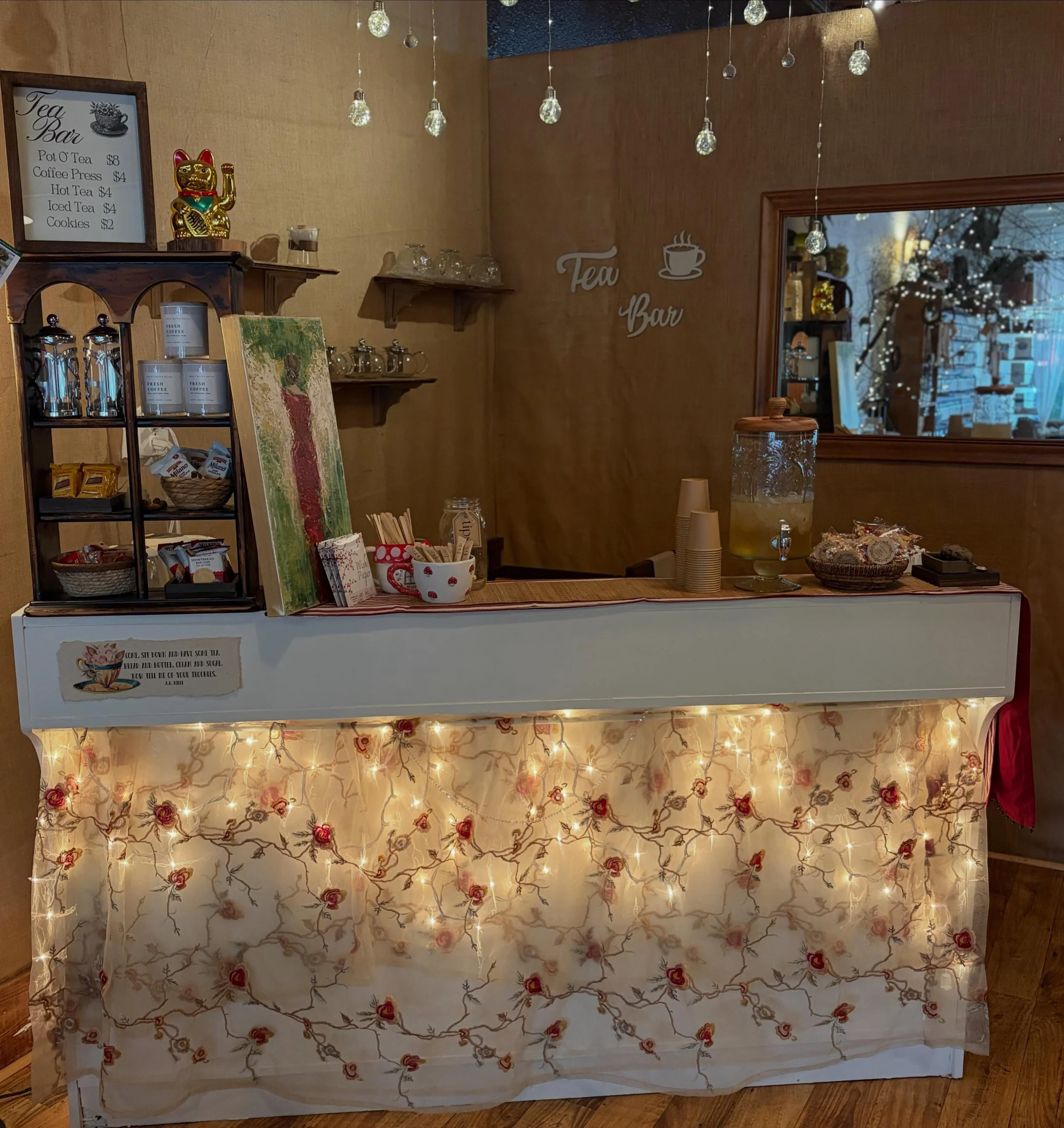 🌿🍋 Springtime is for slow moments, pretty tea, and little treats. ✨🫖

Pop by our tea bar for a complimentary sample of one of our most-loved blends &mdash; Bitter Lemonade 🍋🌿
Fresh, bright, and delightfully refreshing.

Or stay awhile and sit fo