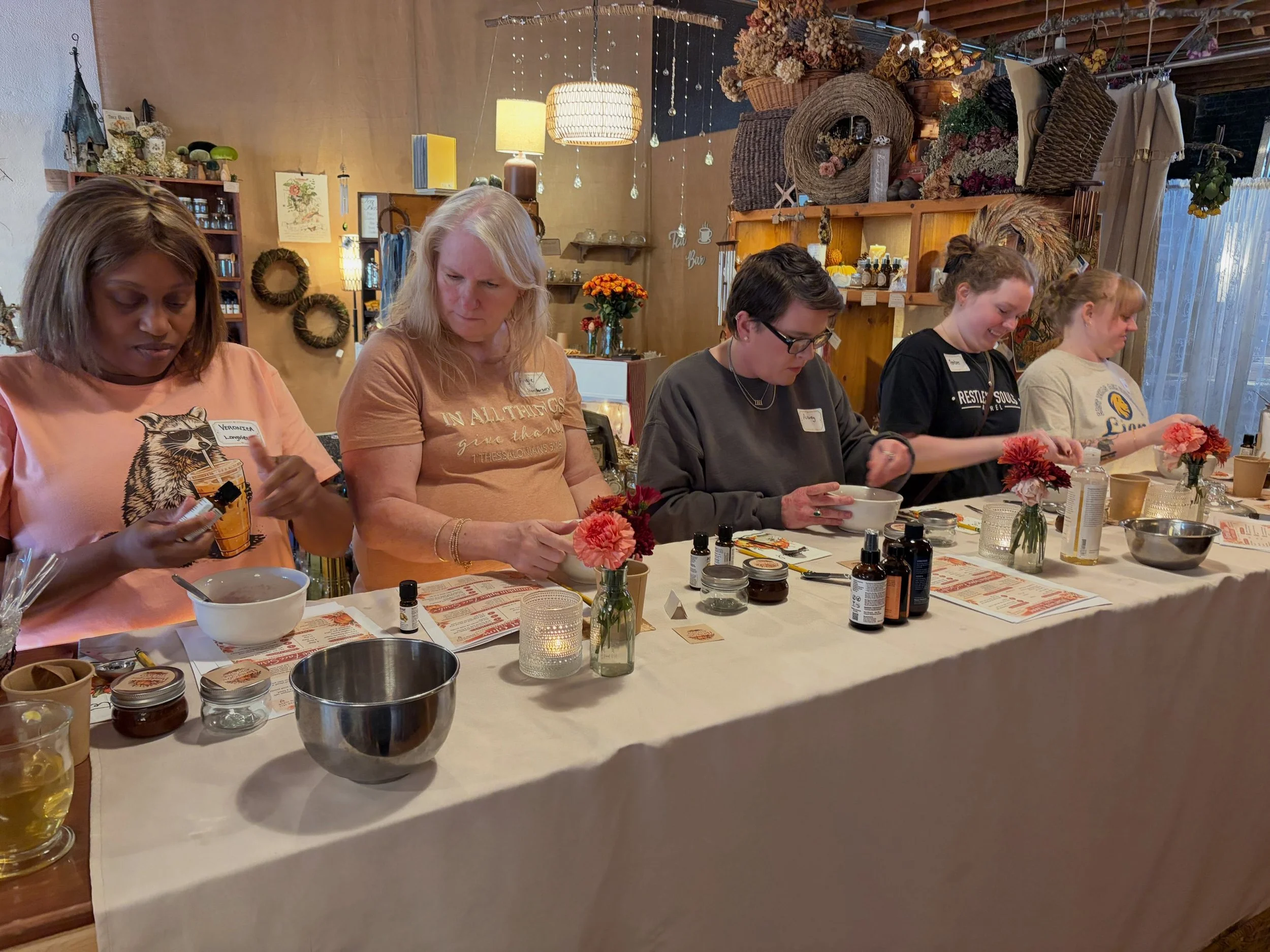 Beautiful skin care class this morning! 
✨🦋✨

#easttexas #apothecary