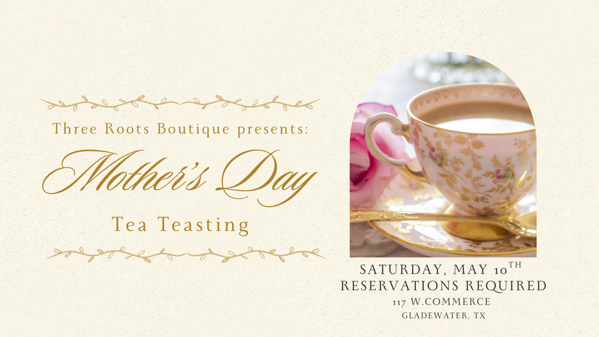 Mother's Day Tea Tasting - May 10th 2025