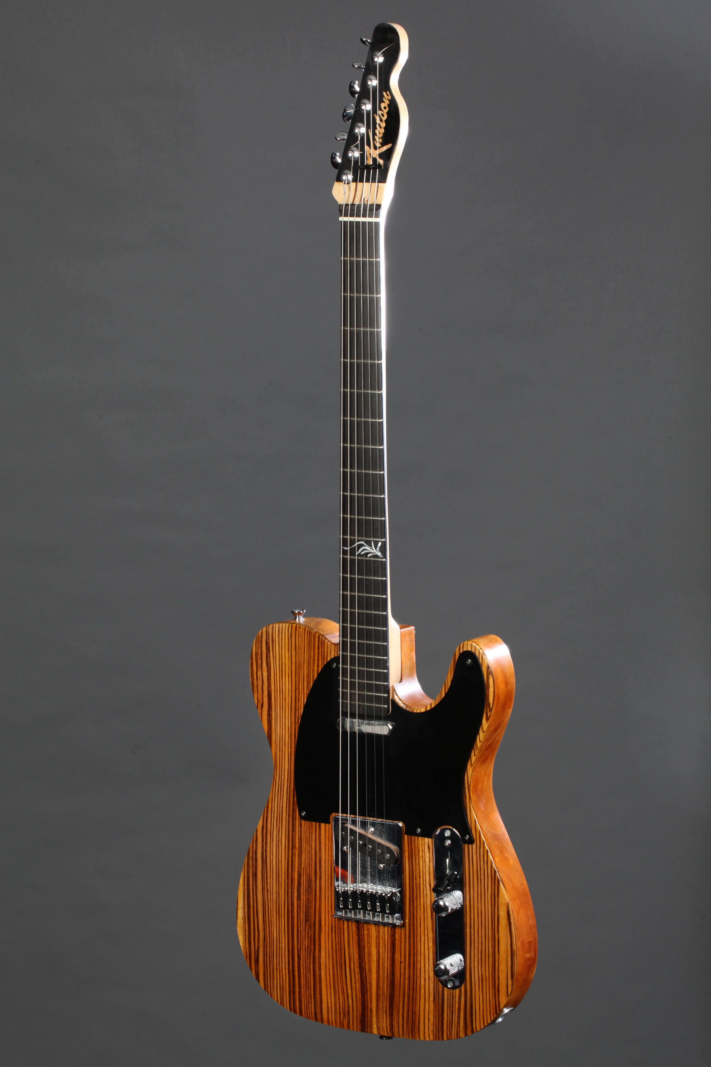 Chambered Mahogany Tele with Zebrawood top - Fralin Blues Specials pickups.
