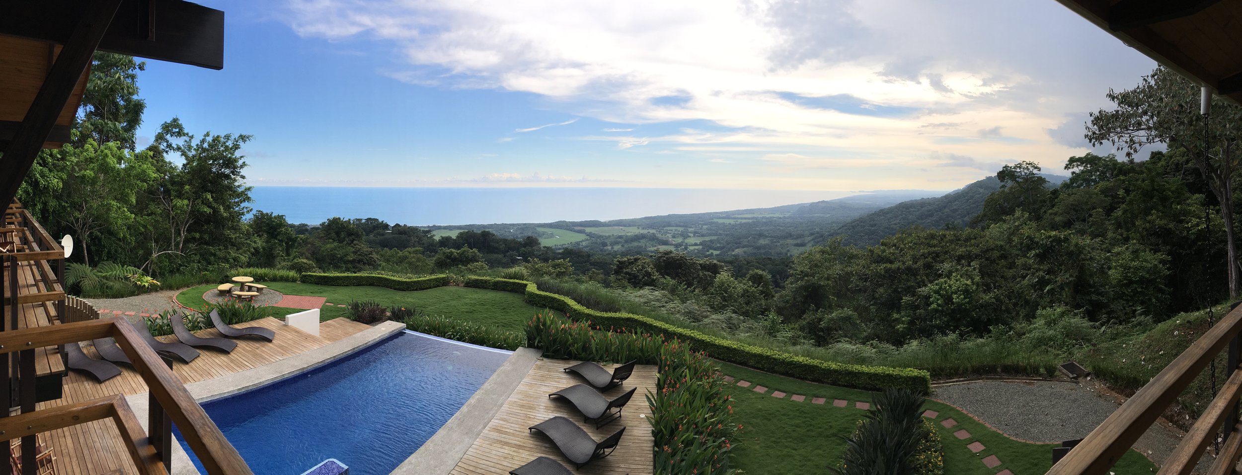 View of the Pacific, from Kalon Resort, Dominical, Costa Rica