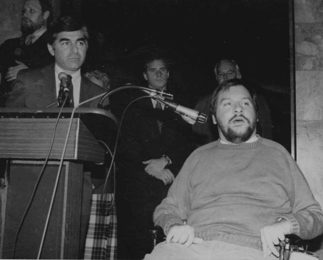 Affordable accessible housing legislation with Gov. Dukakis