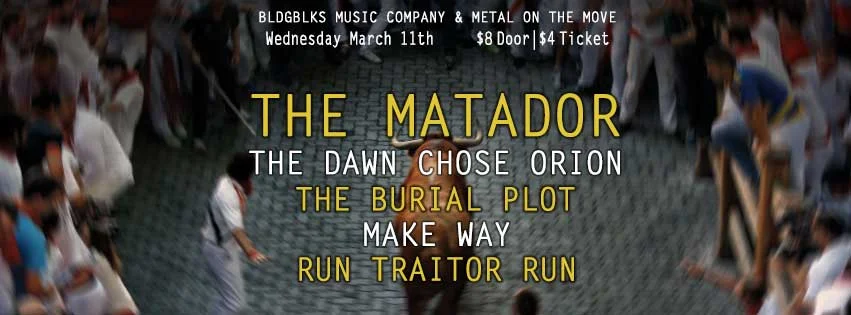 BLDGBLKS Music Company & Metal on the Move present: Running With the Bulls at Herman's Hideaway
