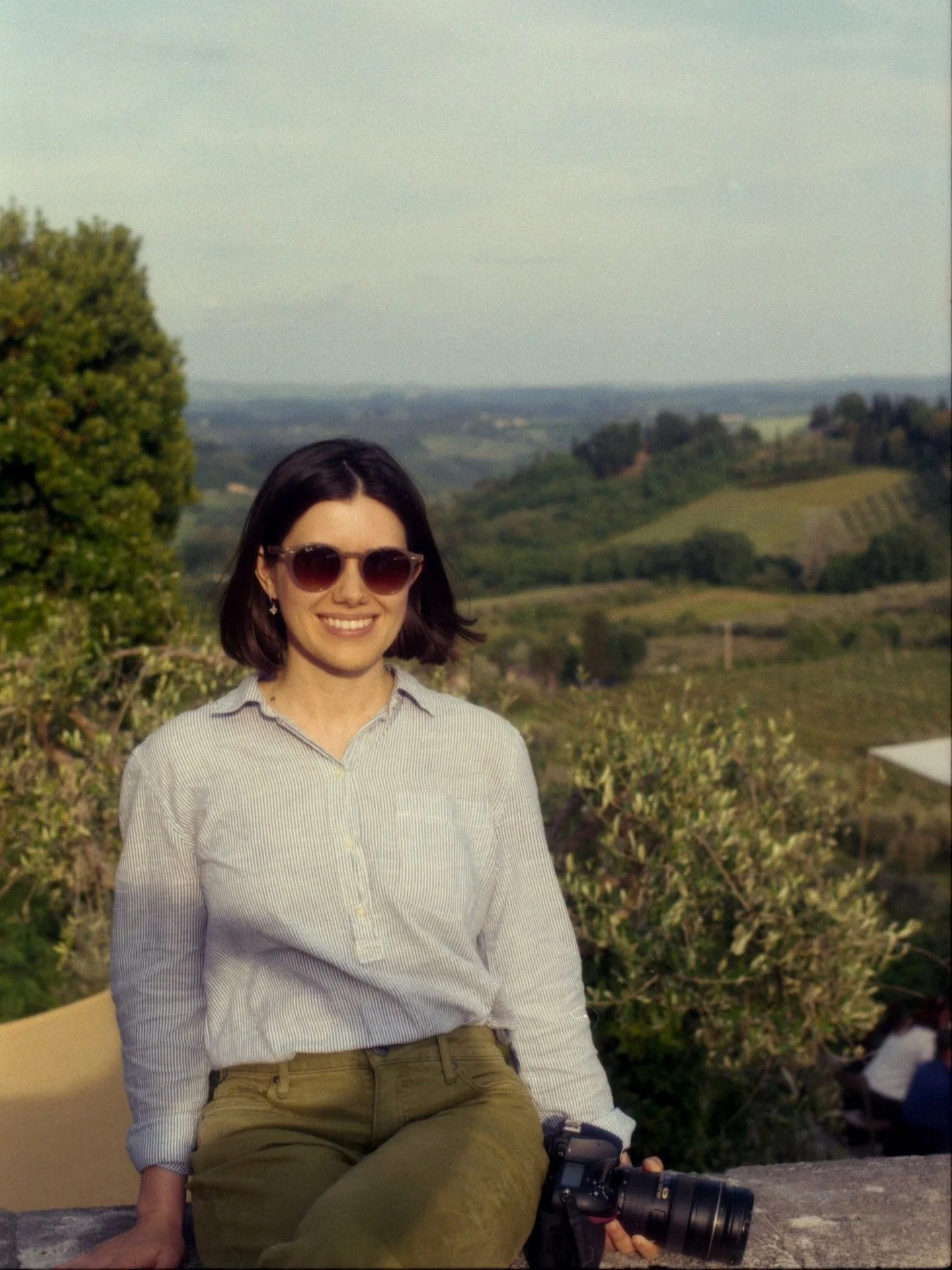 In my happy place: springtime in Tuscany, camera in hand, sunshine on my face. 

Photo taken, scanned, and retouched by @peteashwell. 🤍