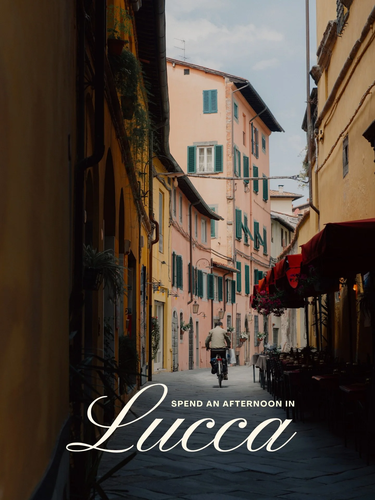 Spend and savour a slow, spring afternoon with me in Lucca, Italy. 🇮🇹&hearts;️

If you&rsquo;re planing a Tuscany trip, don&rsquo;t sleep on this city!