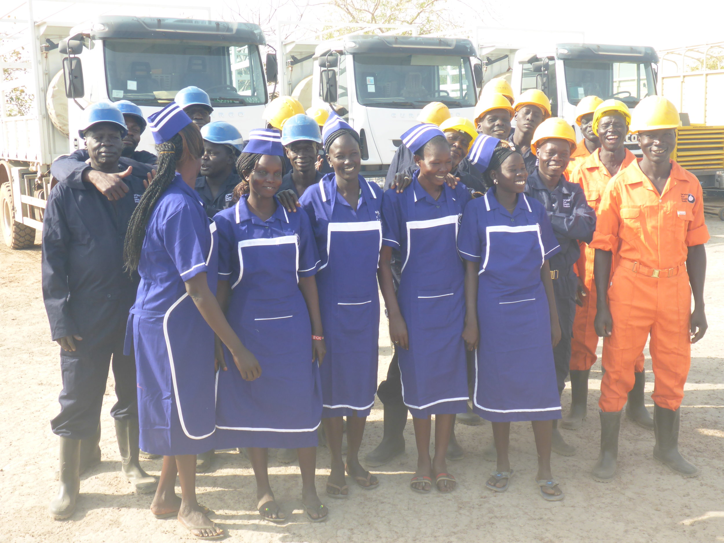 WFSS drilling team members, and WFSS cooks- who keep all of our operations going.