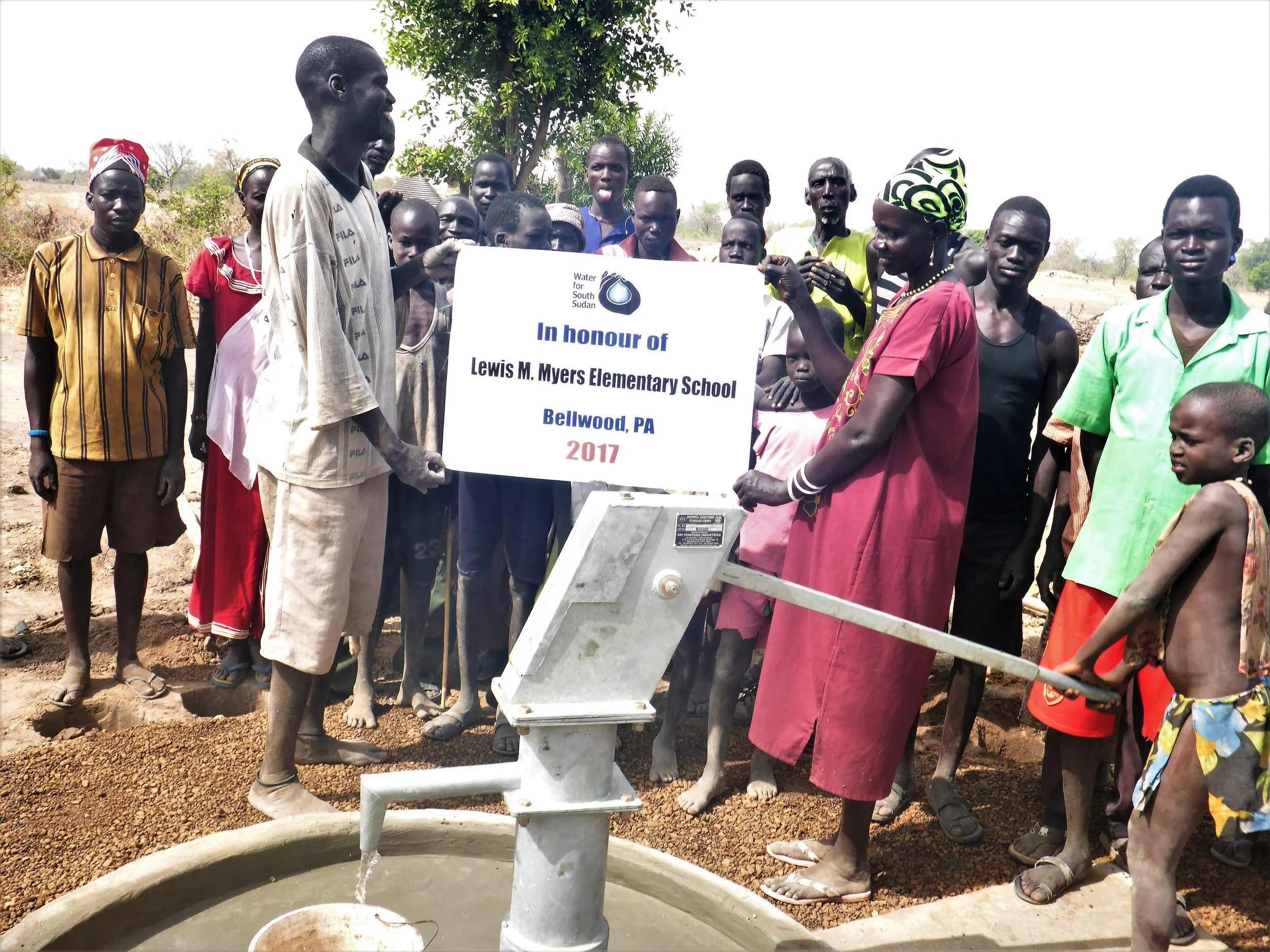 the third well of the season was sponsored by lewis m. myers elementary school in bellwood, pa.